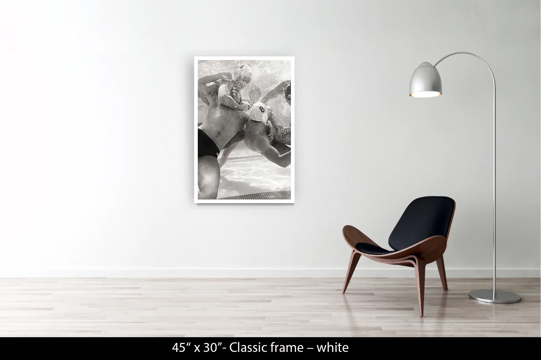 45"x30" | Classic Frame White
