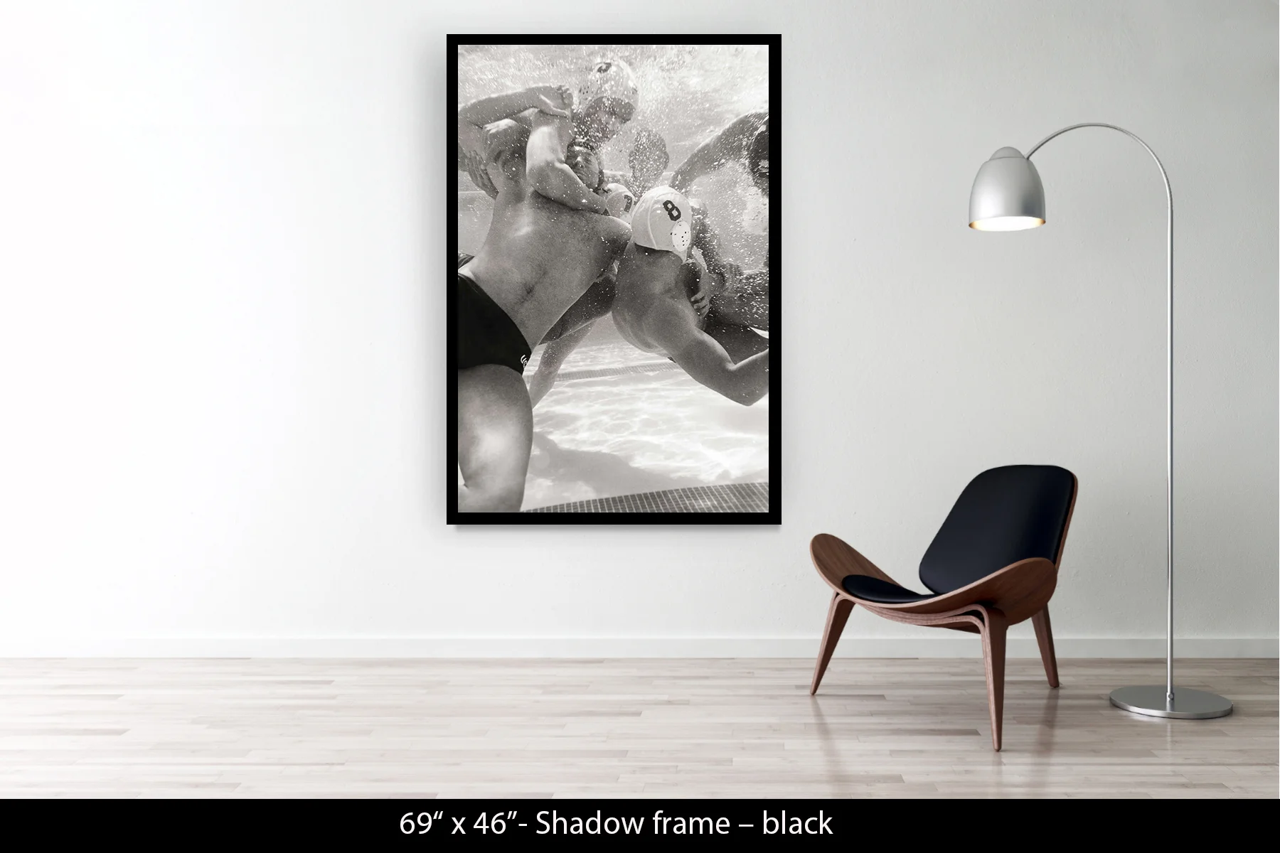 69"x46" | Shadow Frame Black