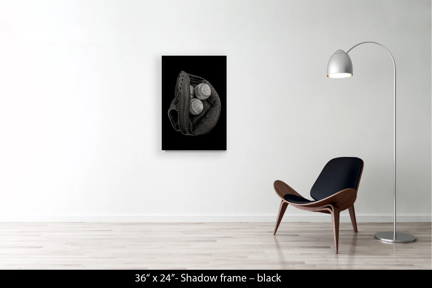 36"x24" | Shadow Frame Black