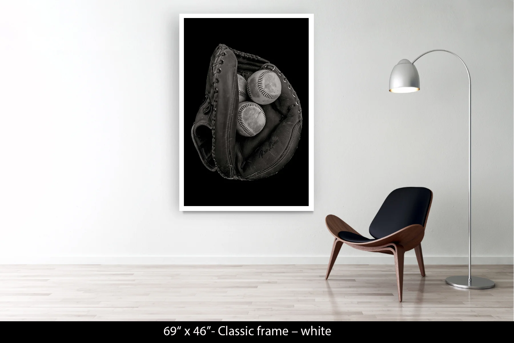 69"x46" | Classic Frame White
