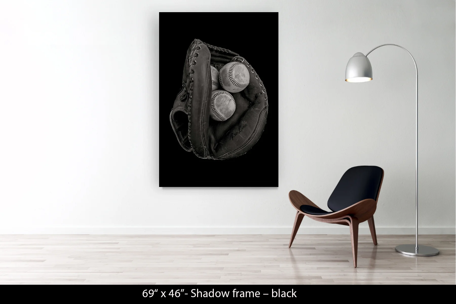 69"x46" | Shadow Frame Black