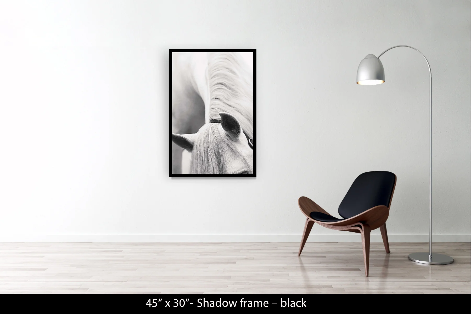 45"x30" | Shadow Frame Black