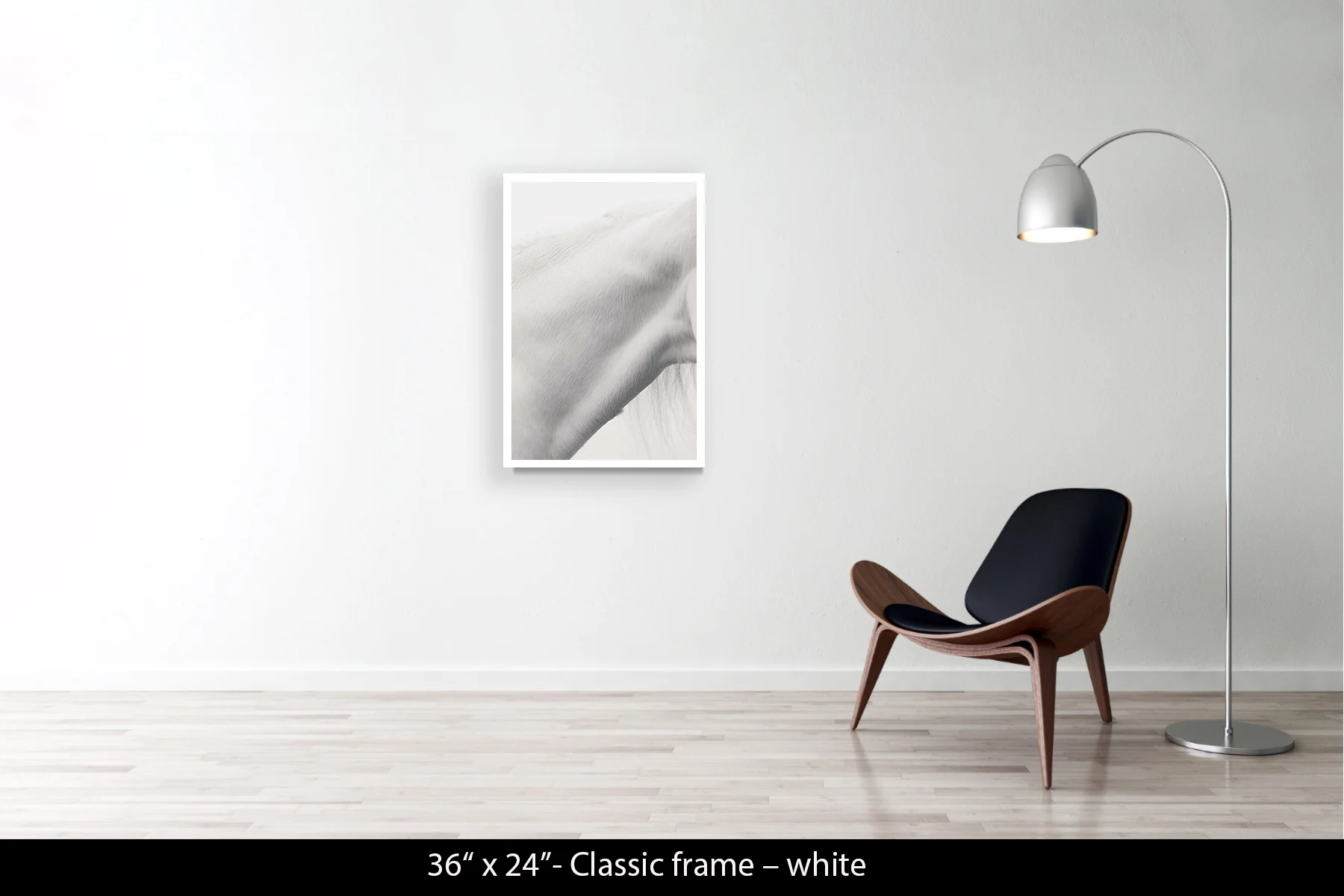36"x24" | Classic Frame White