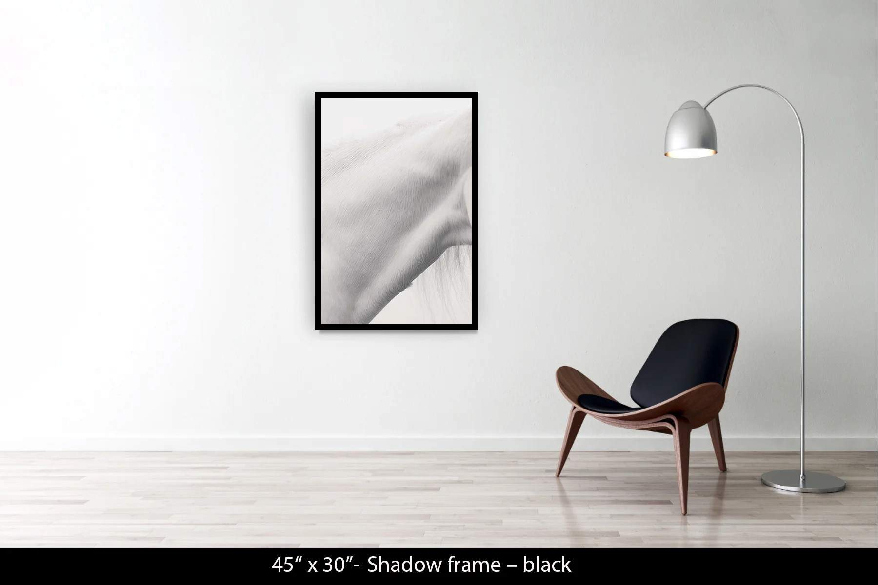 45"x30" | Shadow Frame Black