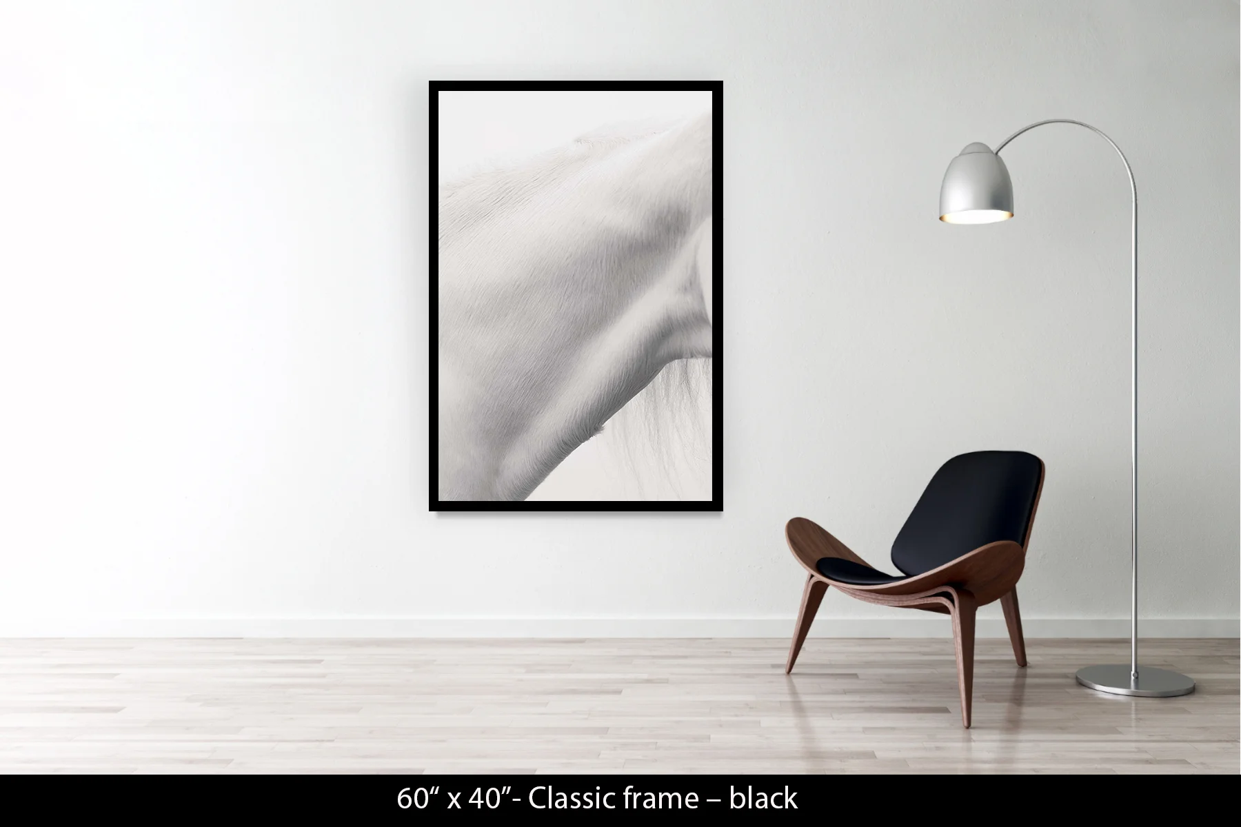 60"x40" | Classic Frame Black