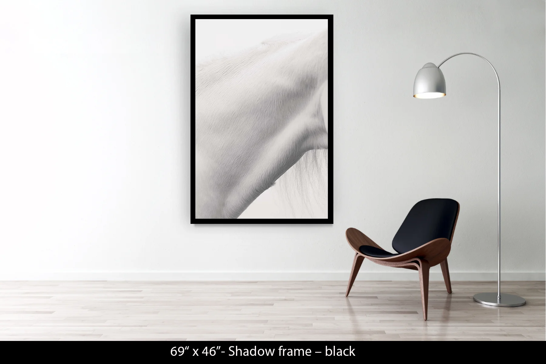 69"x46" | Shadow Frame Black