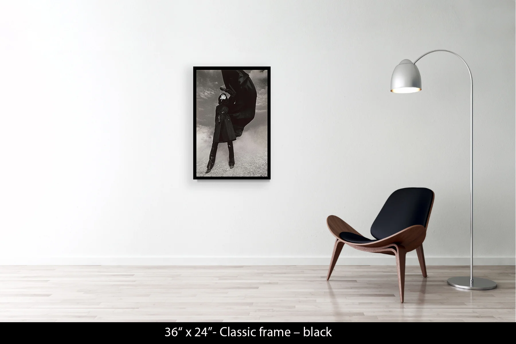 36"x24" | Classic Frame Black