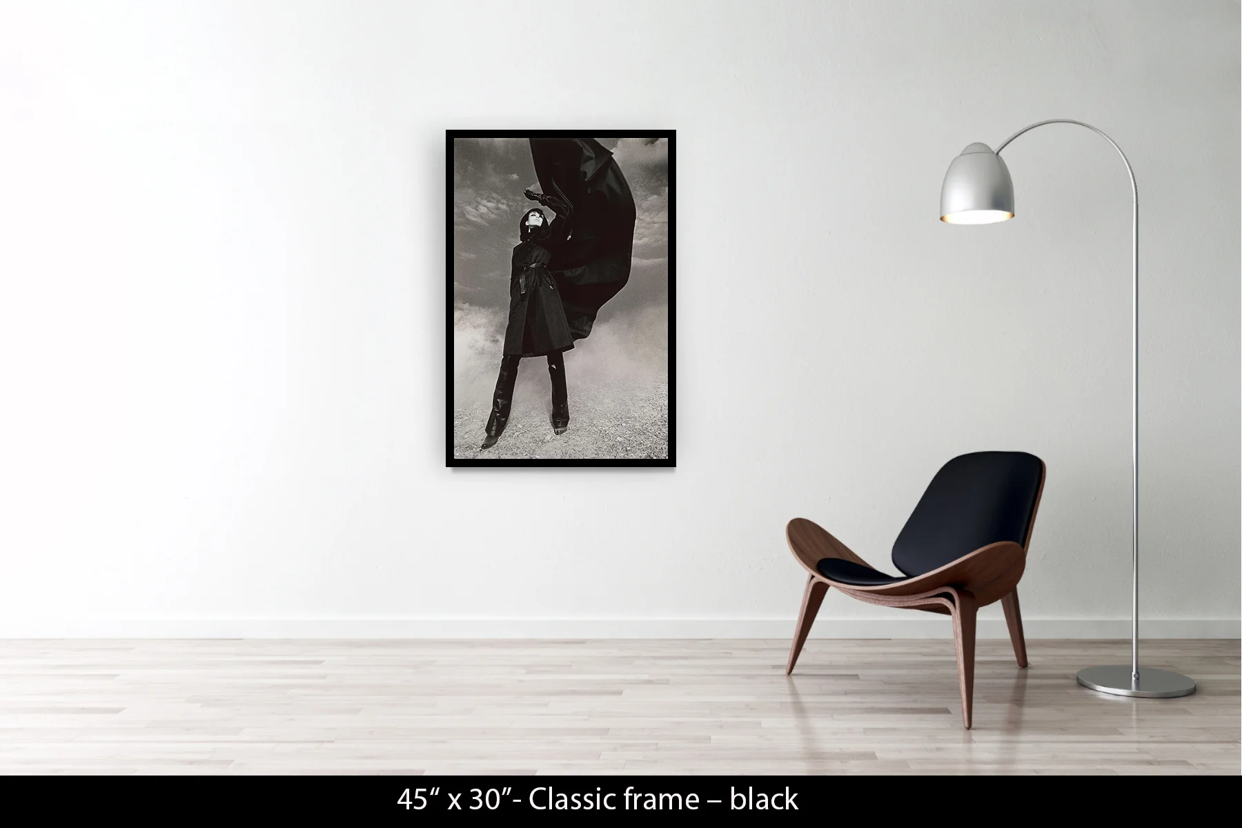 45"x30" | Classic Frame Black
