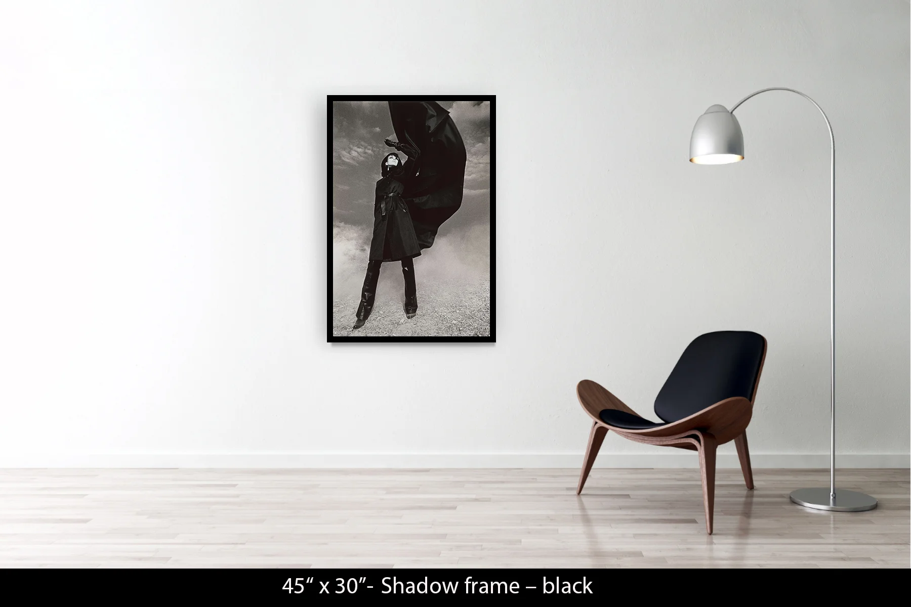 45"x30" | Shadow Frame Black