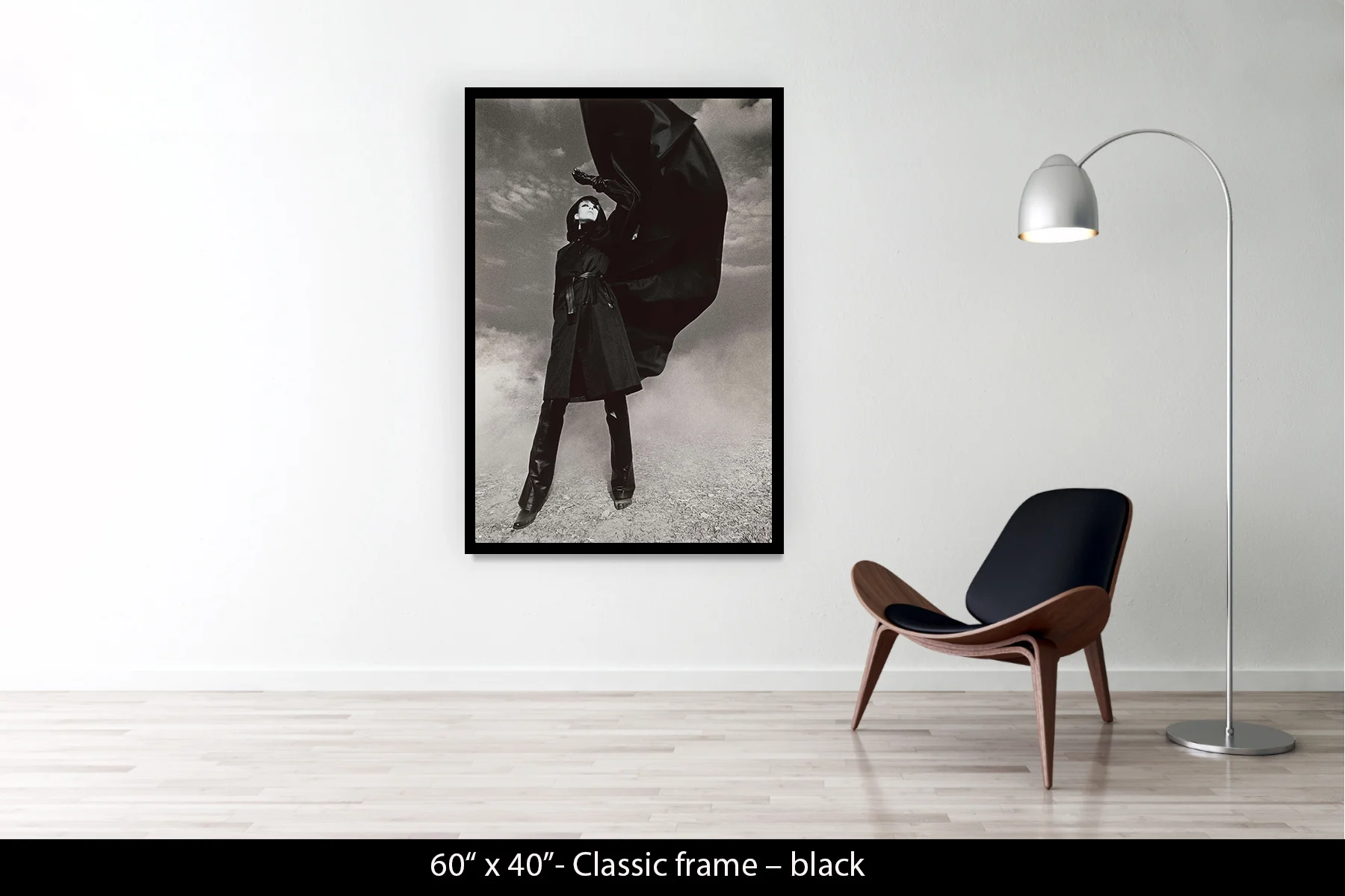 60"x40" | Classic Frame Black