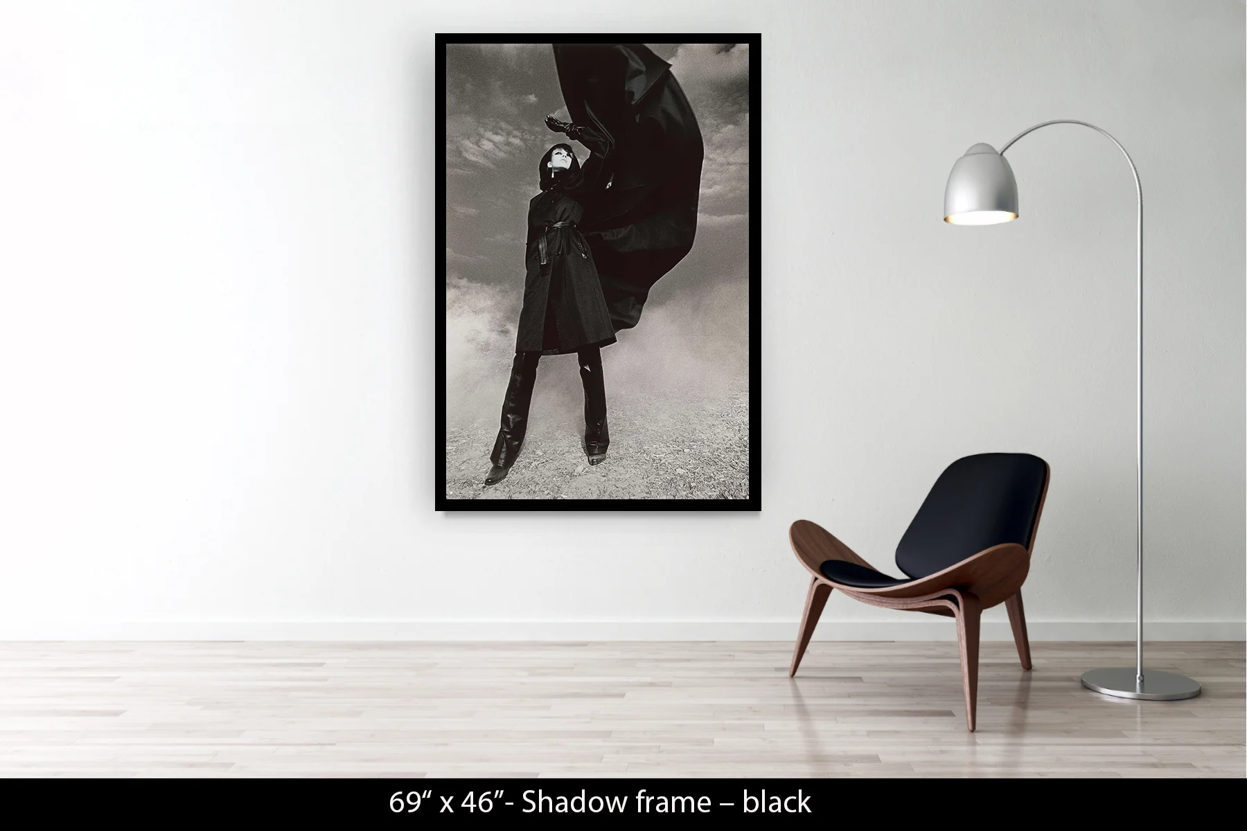 69"x46" | Shadow Frame Black