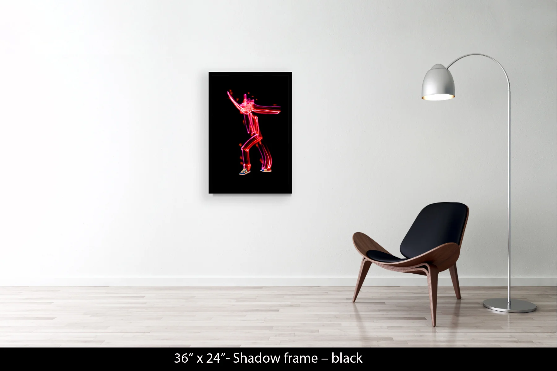 36"x24" | Shadow Frame Black