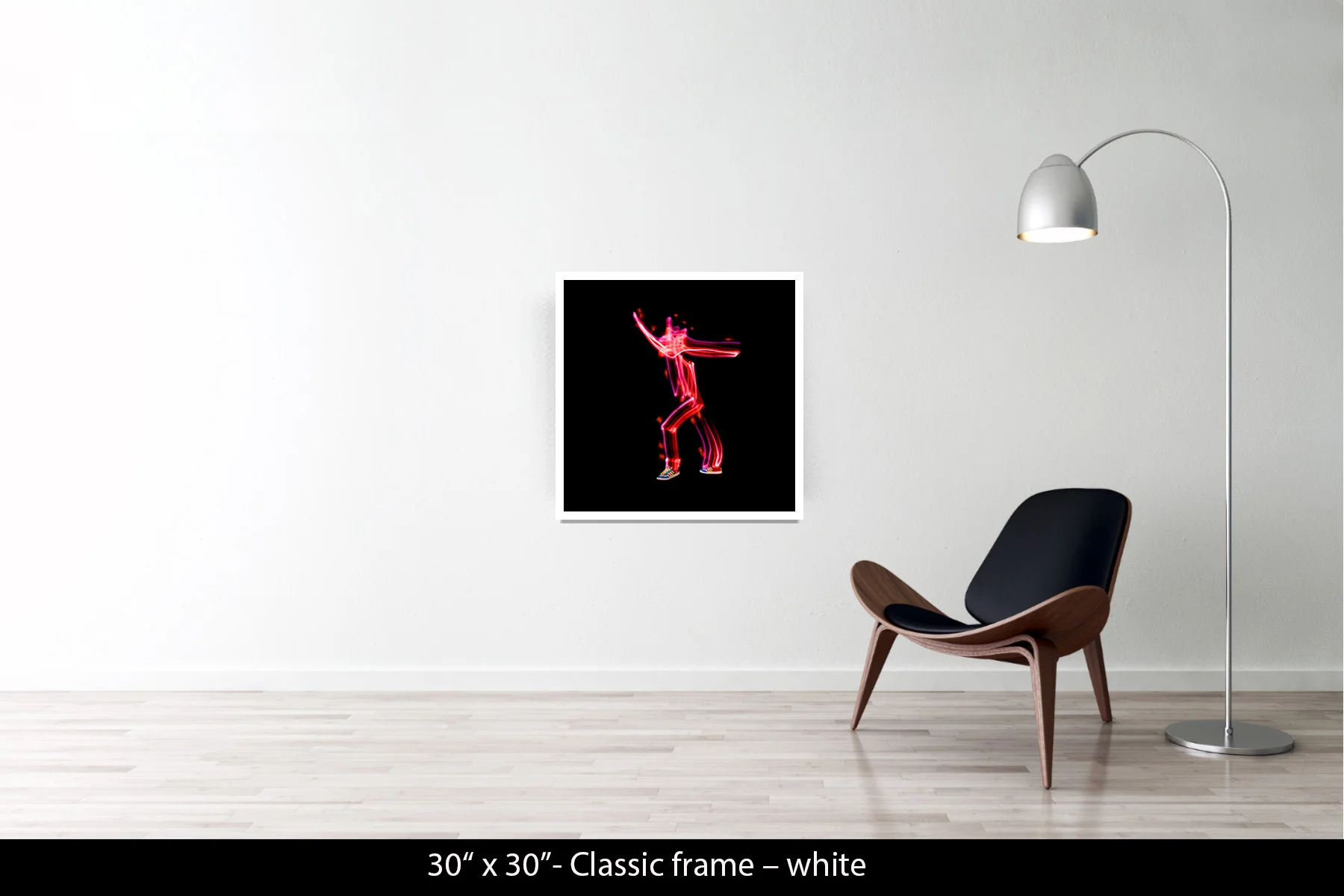 30"x30" | Classic Frame White