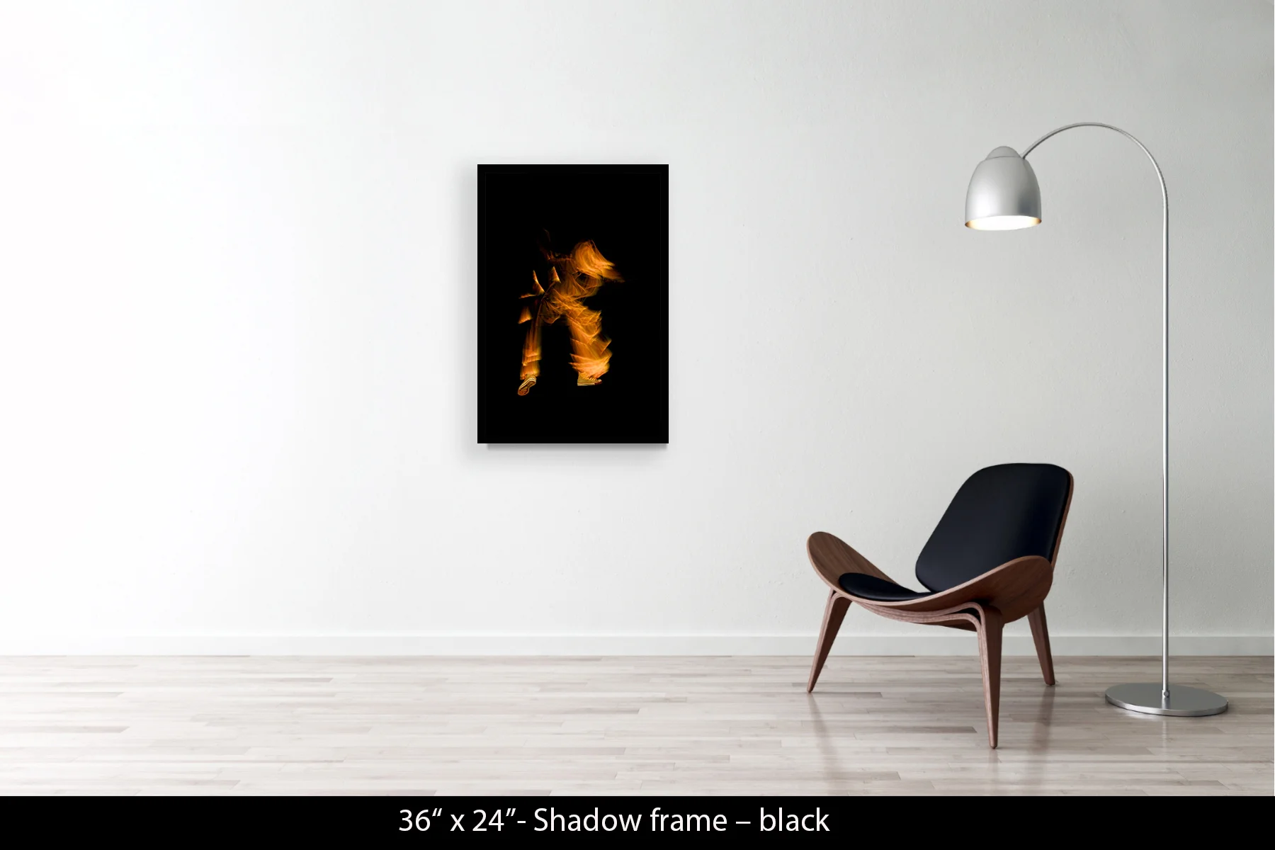 36"x24" | Shadow Frame Black
