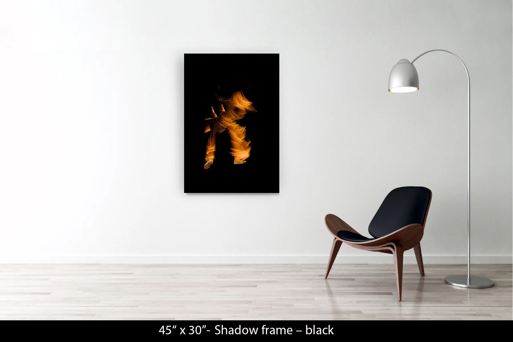 45"x30" | Shadow Frame Black