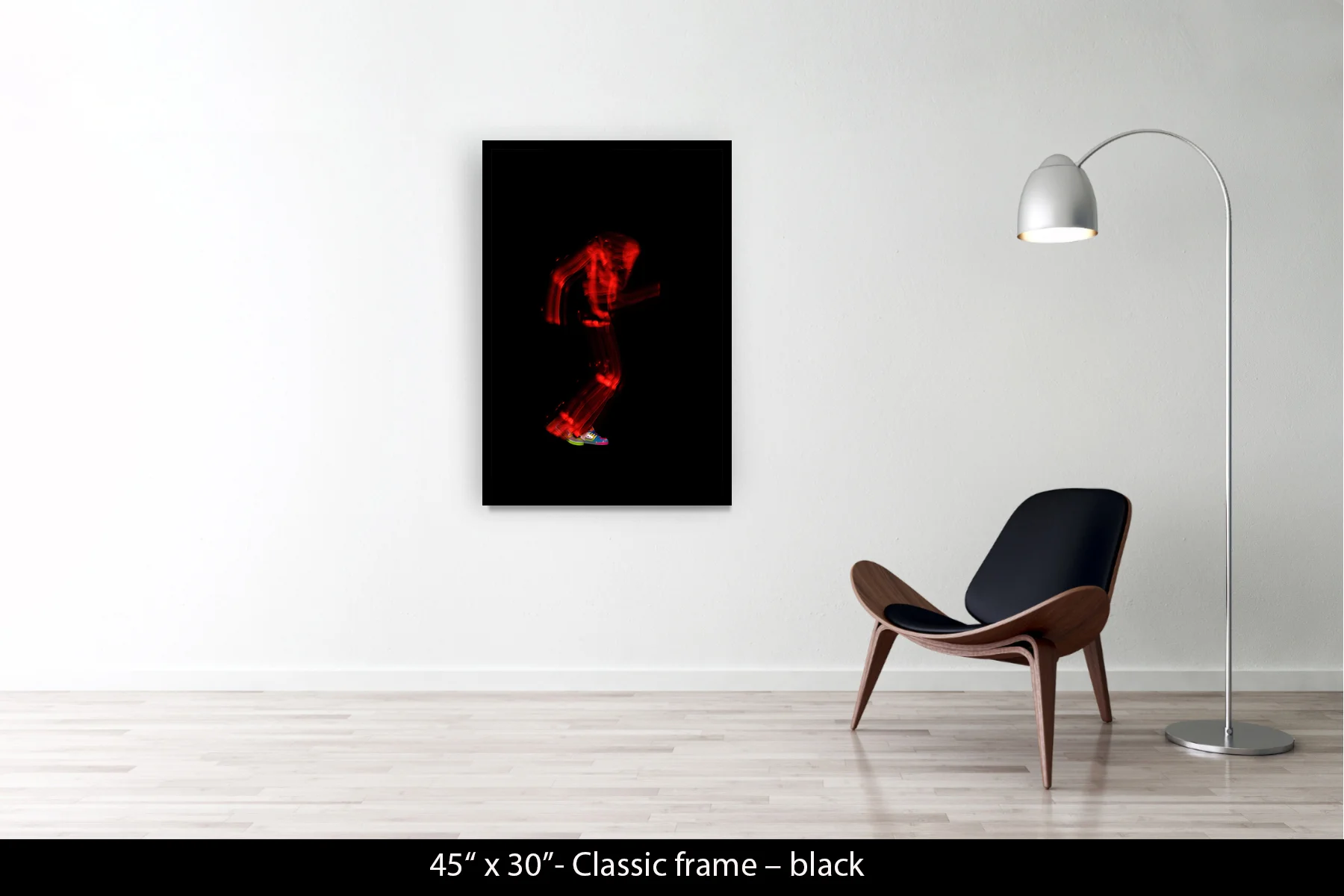 45"x30" | Classic Frame Black