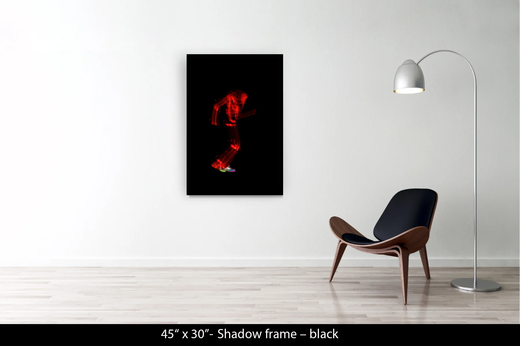 45"x30" | Shadow Frame Black