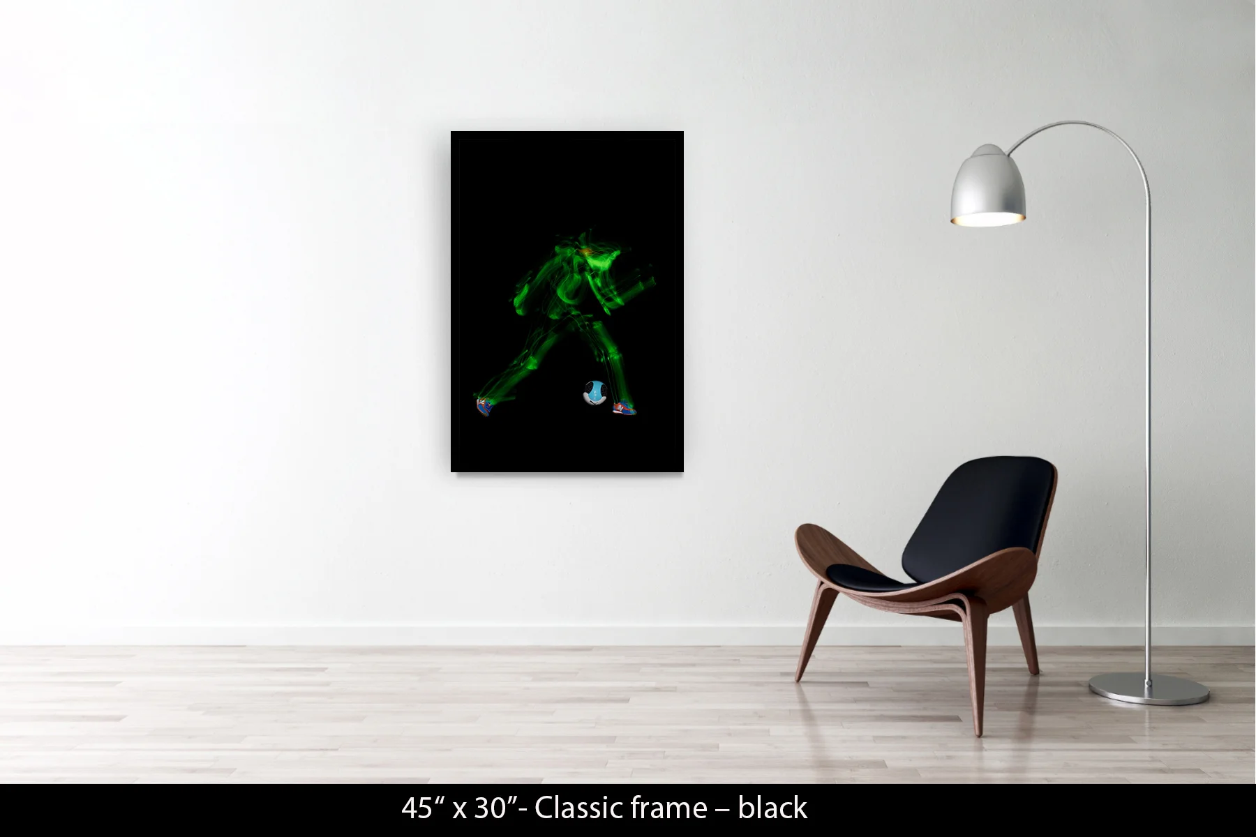 45"x30" | Classic Frame Black
