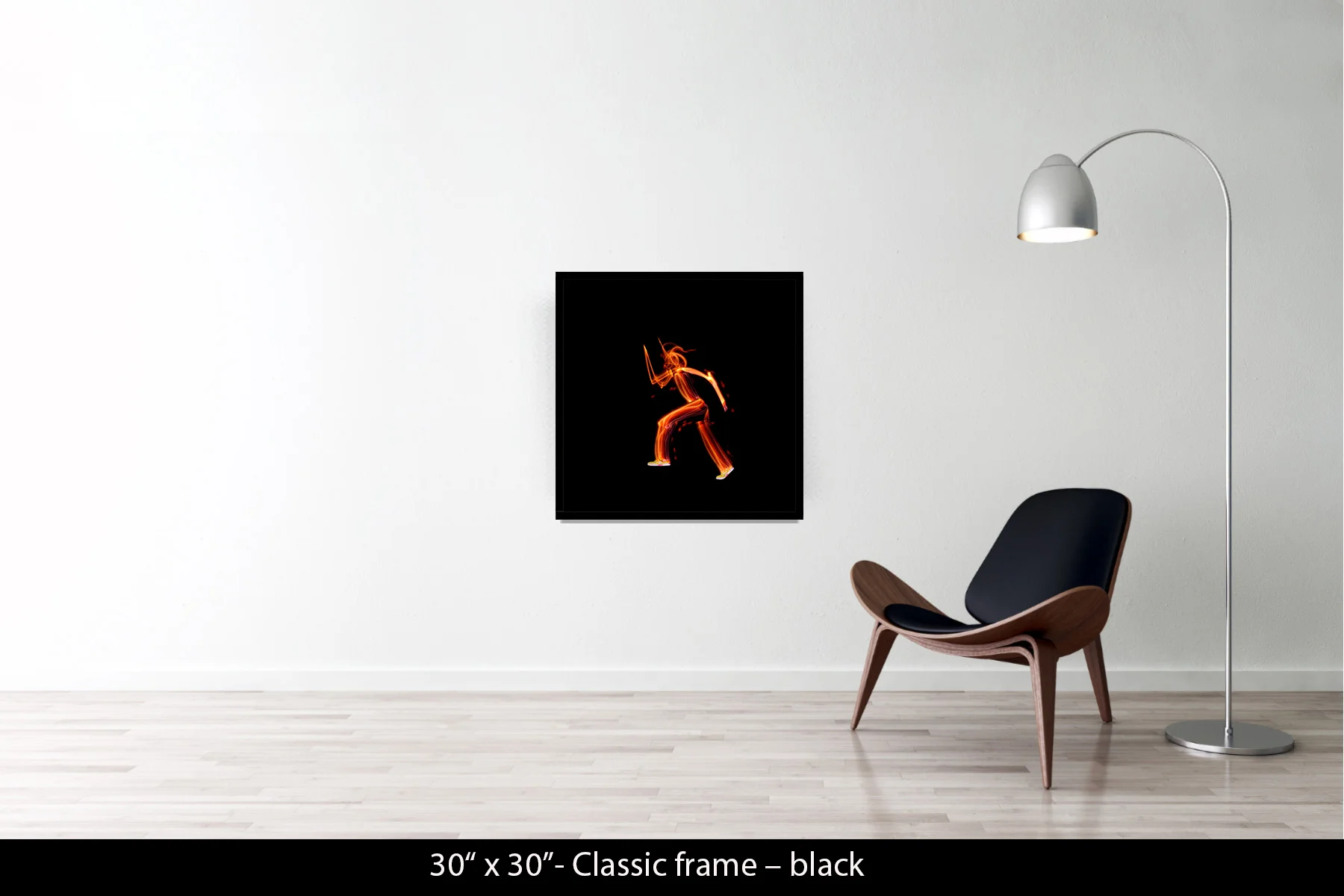 30"x30" | Classic Frame Black