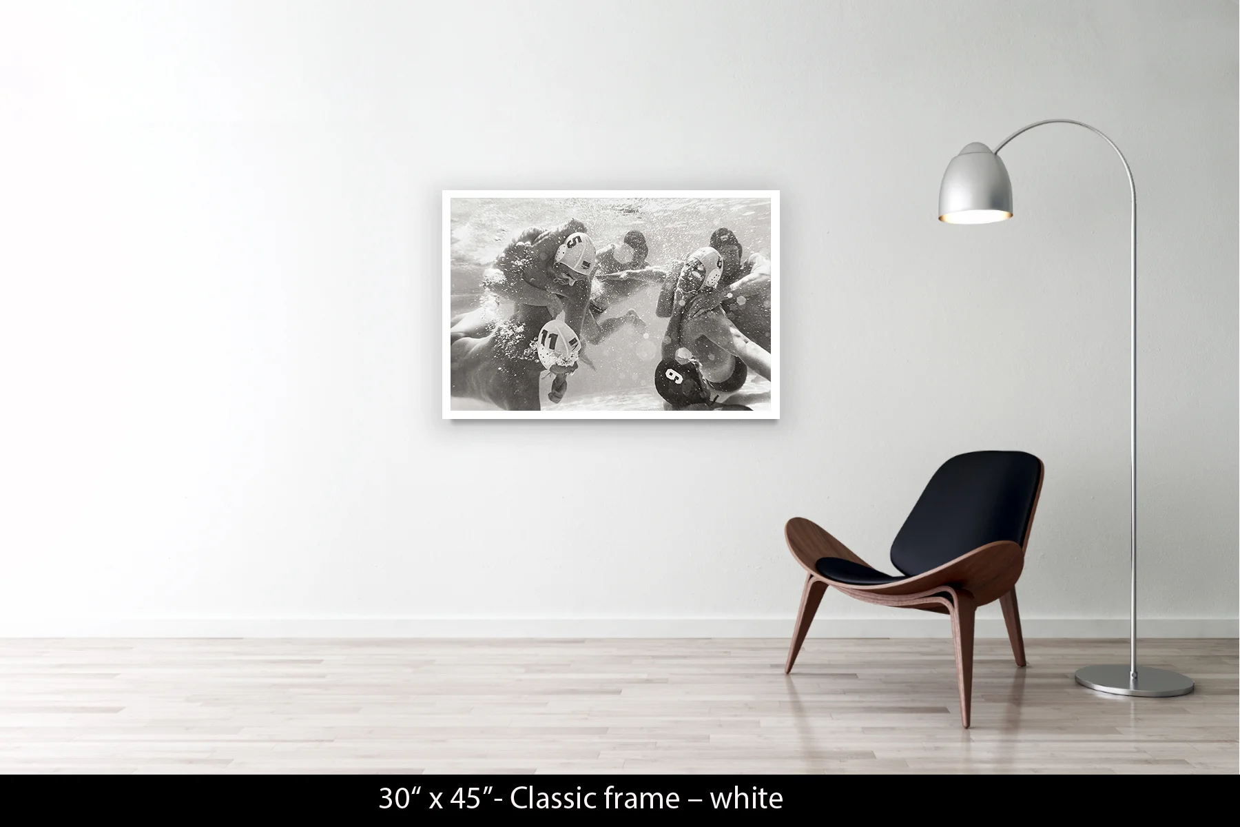 30"x45" | Classic Frame White
