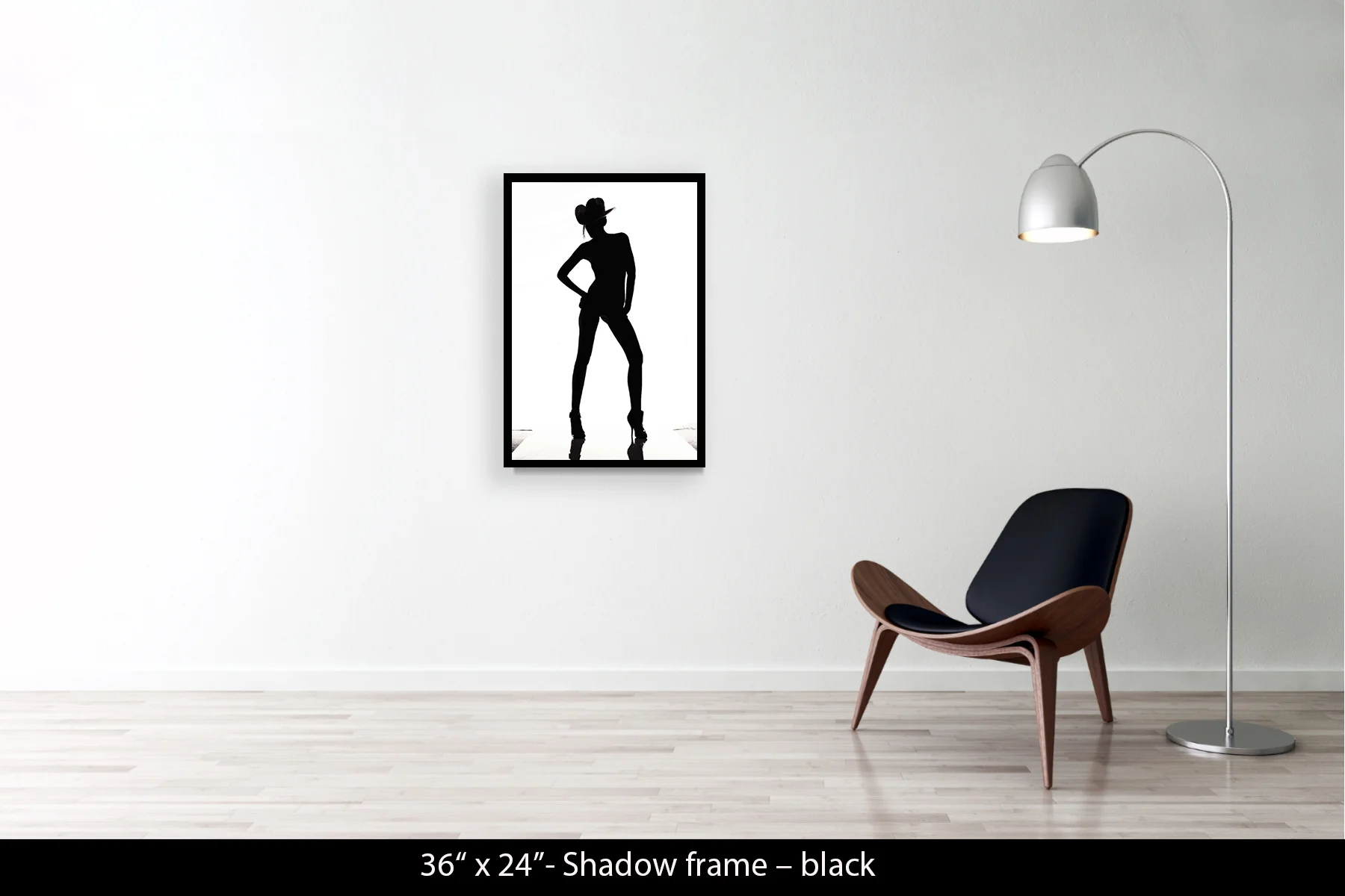 36"x24" | Shadow Frame Black