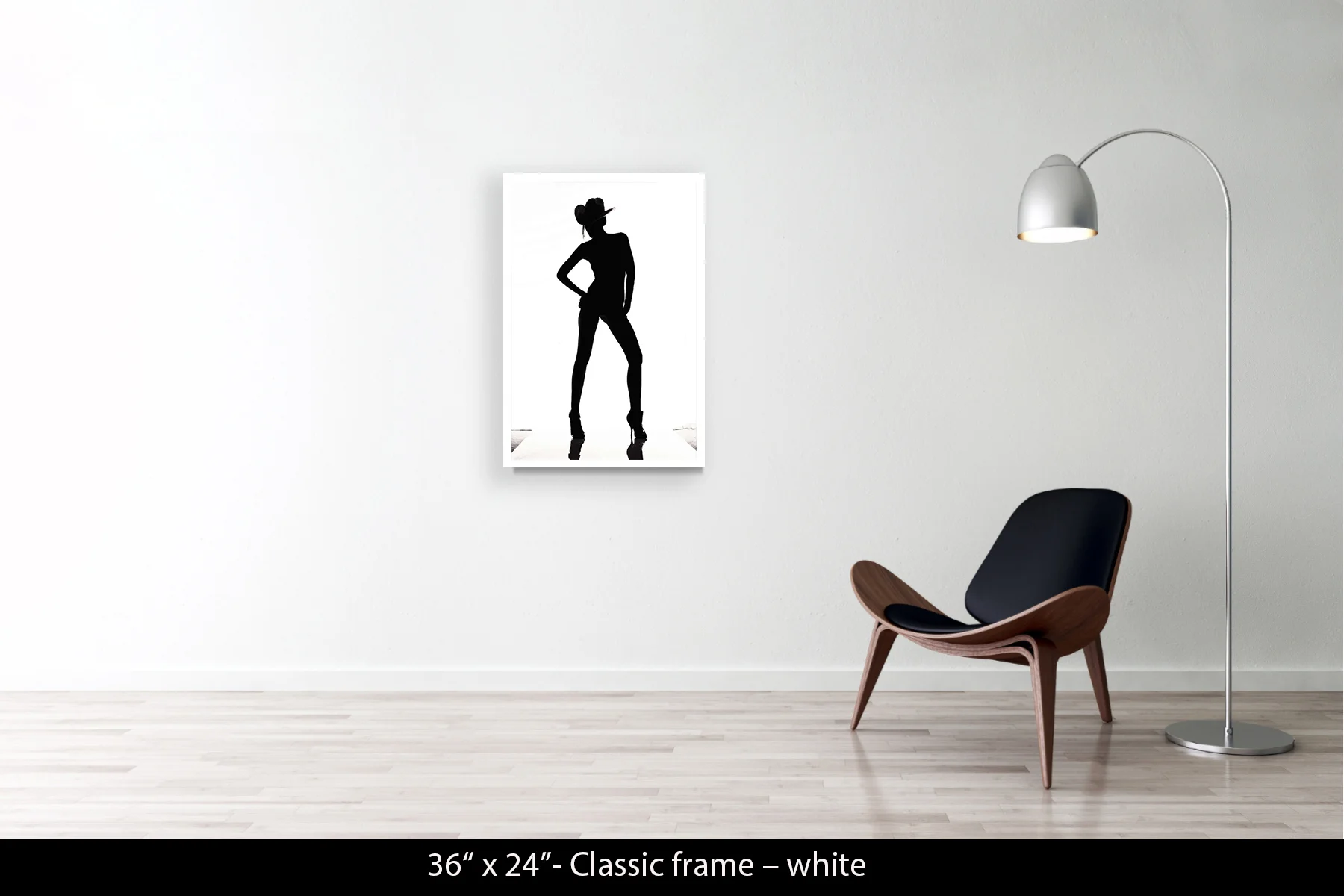 36"x24" | Classic Frame White