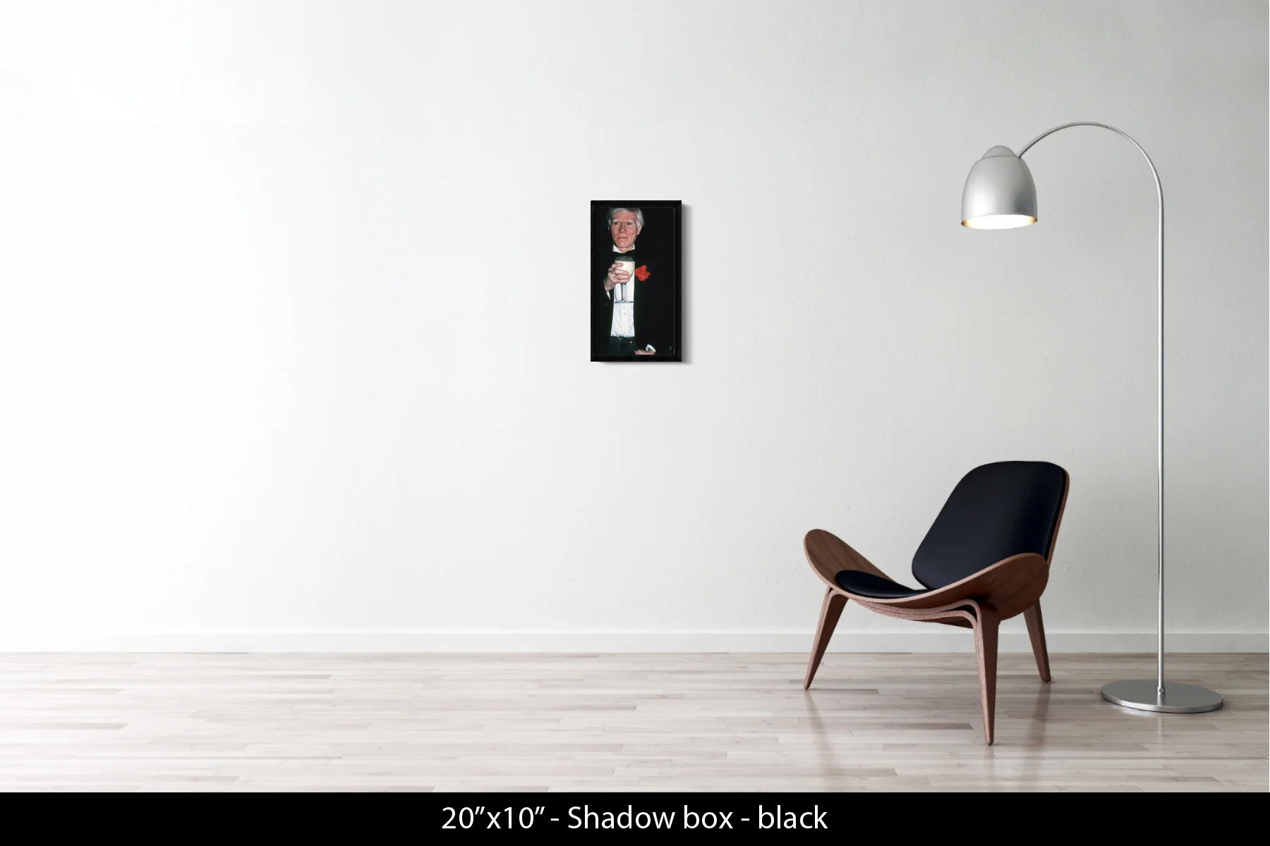 20"x10.5" | Shadow Frame Black