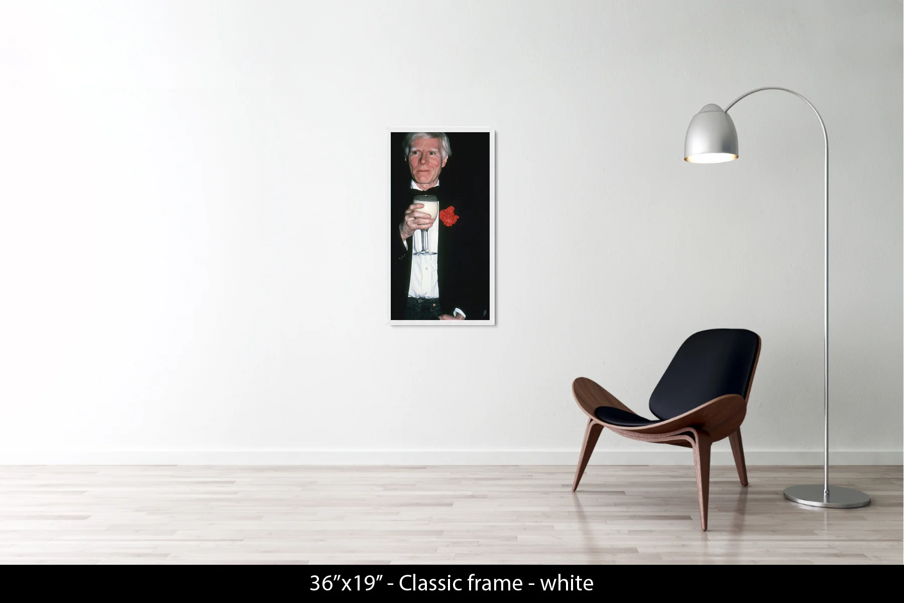 36"x19" | Classic Frame White