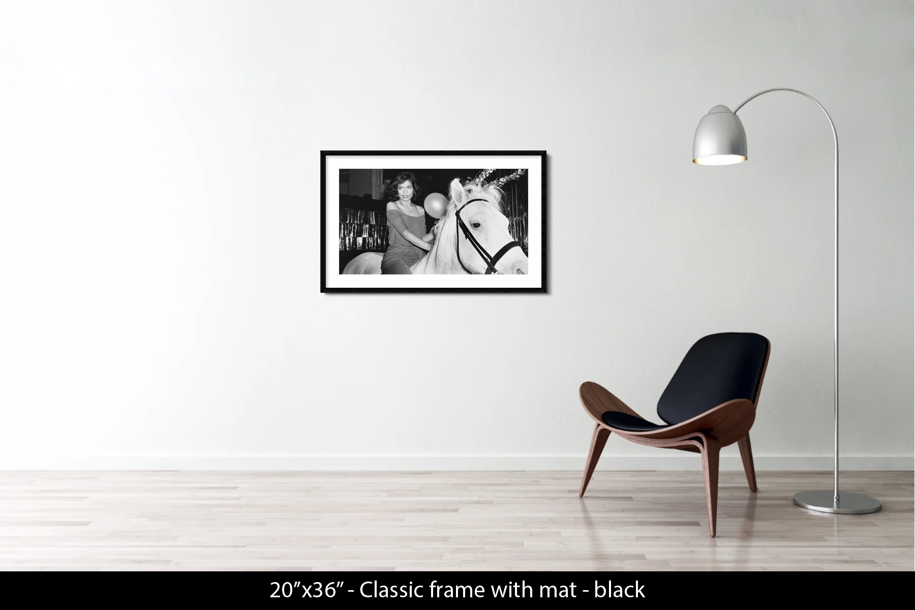 20"x36" | Classic Frame + Mat Black