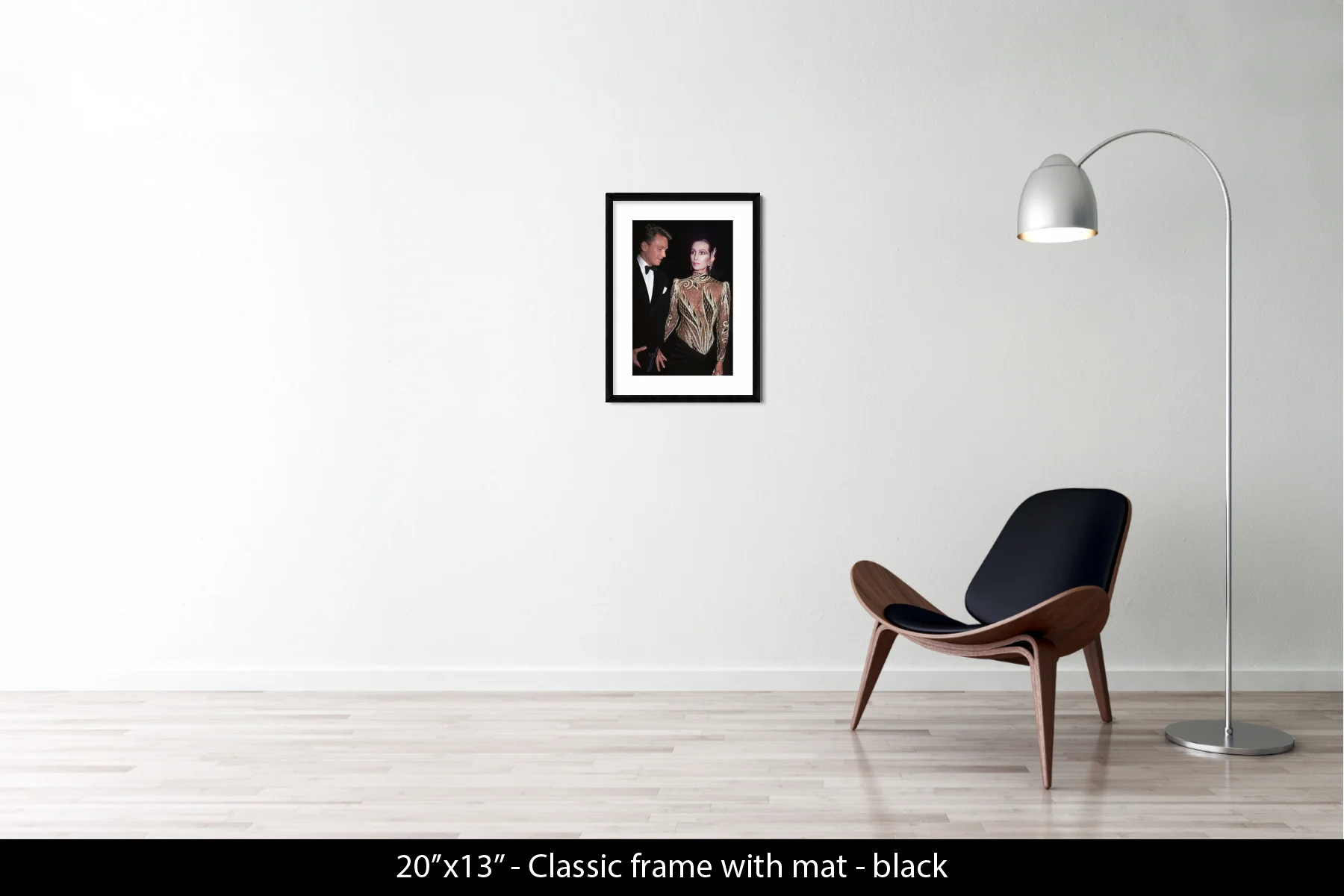 20"x13" | Classic Frame + Mat Black