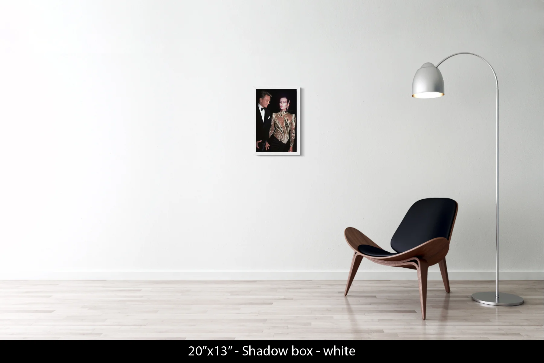 20"x13" | Shadow Frame White