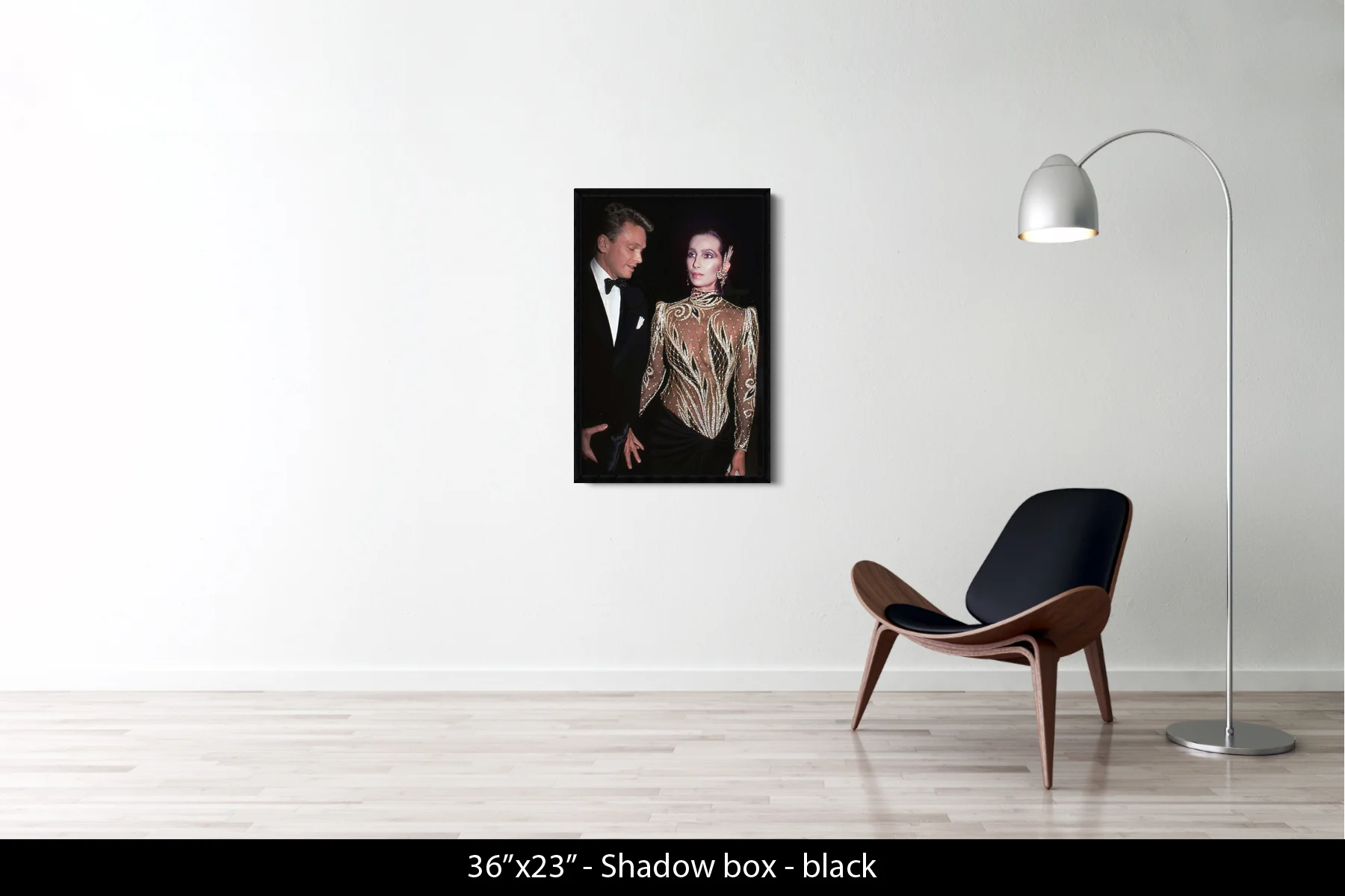 36"x23.5" | Shadow Frame Black