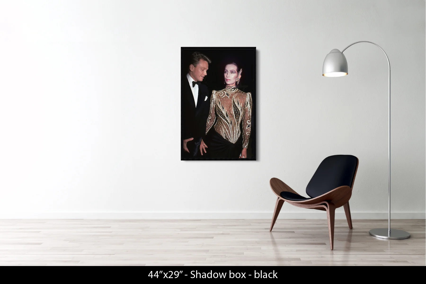44"x28.5" | Shadow Frame Black