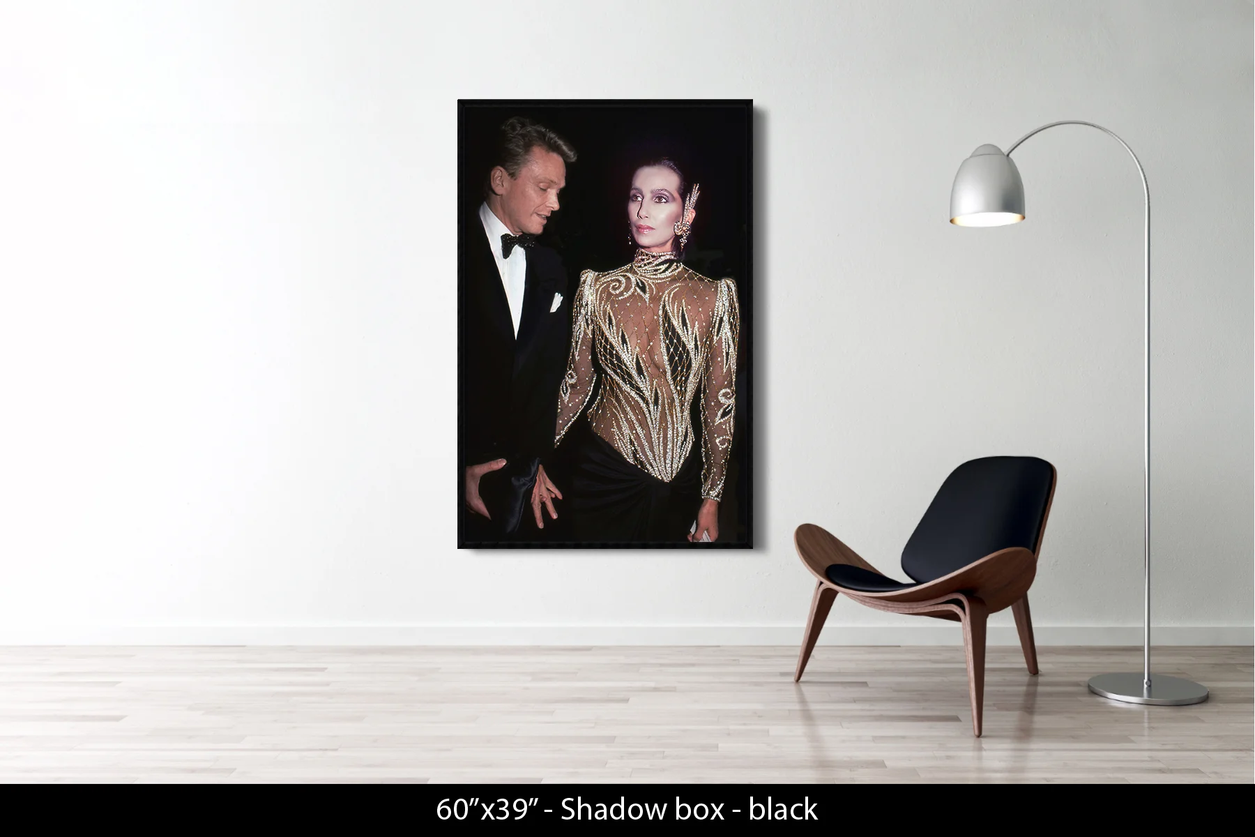 60"x39" | Shadow Frame Black