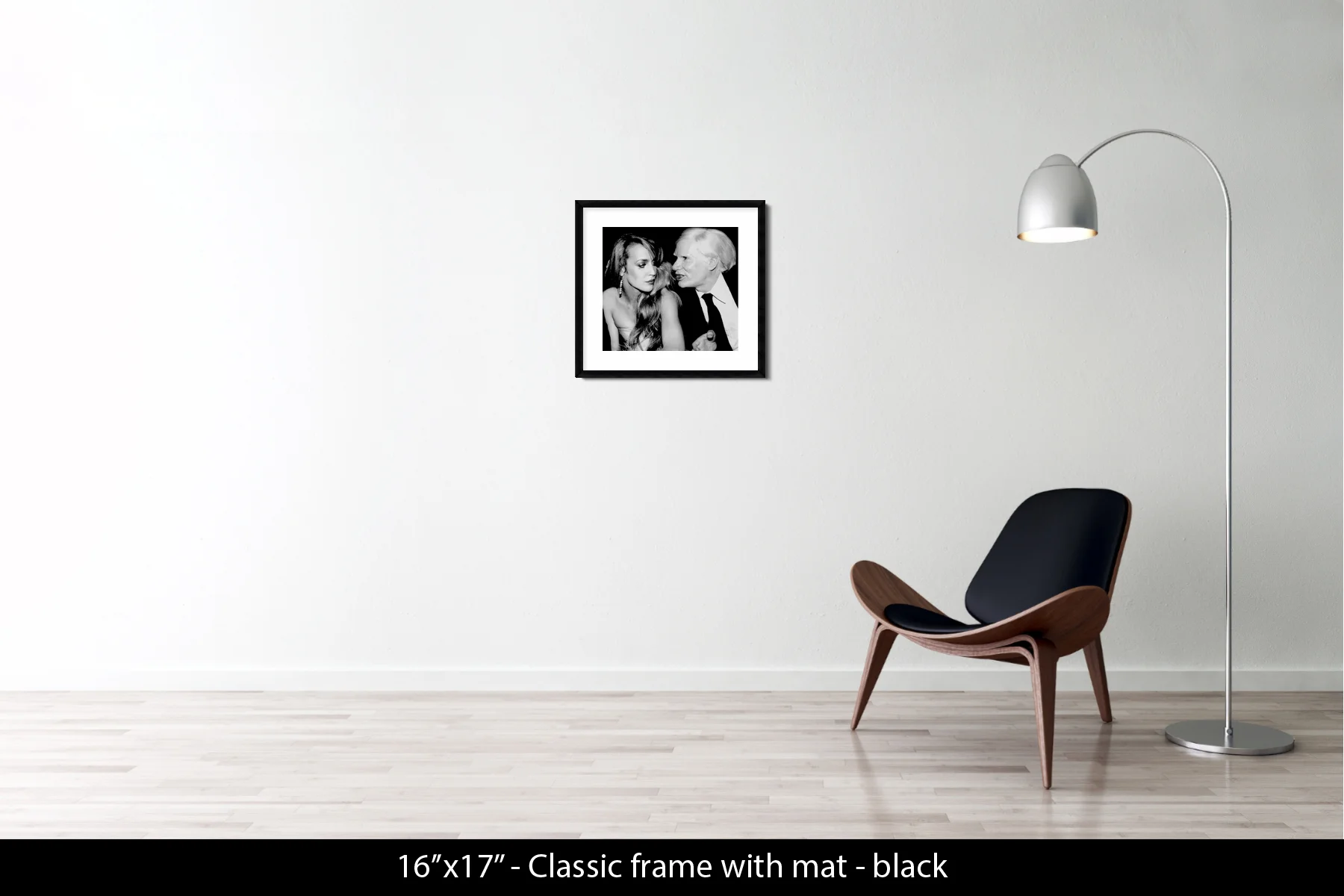 16"x17.5" | Classic Frame + Mat Black