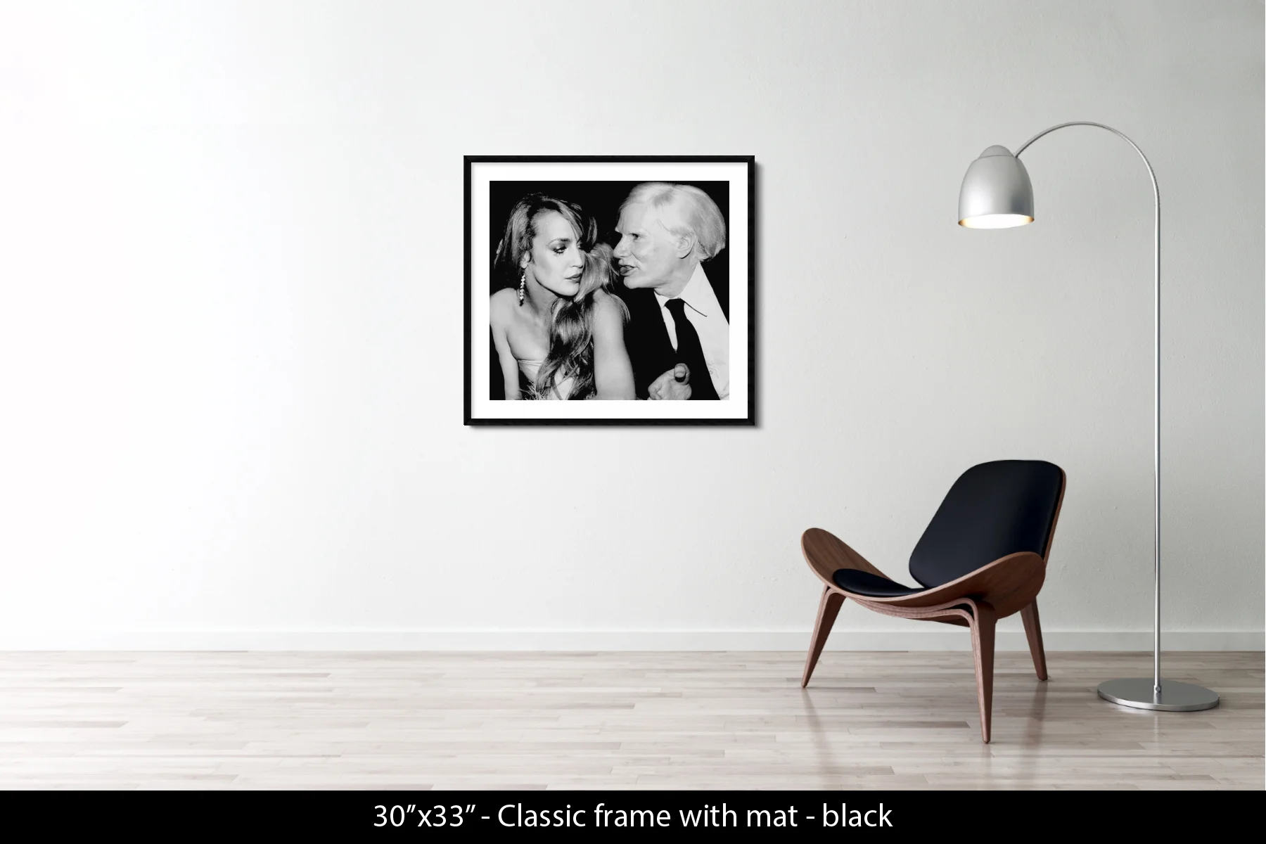 30"x33" | Classic Frame + Mat Black
