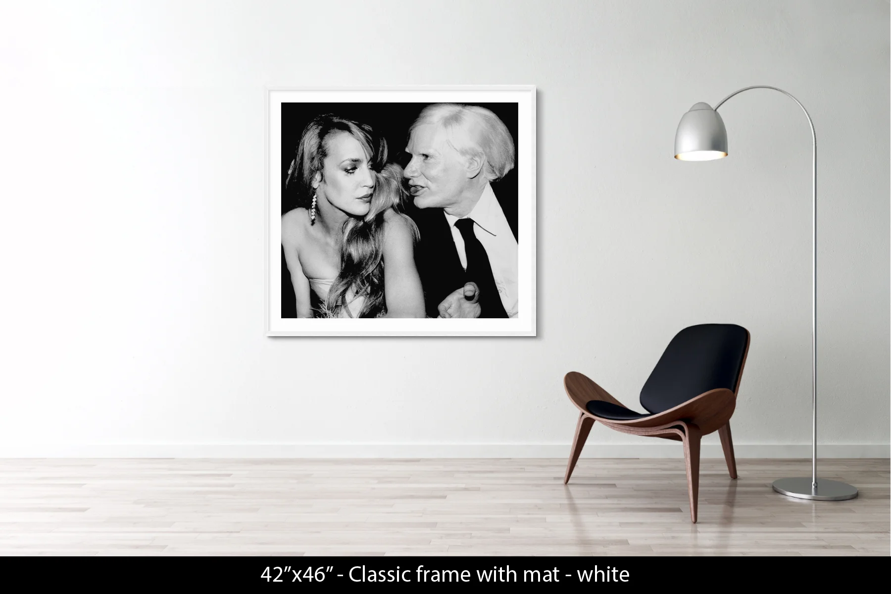 42"x46" | Classic Frame + Mat White