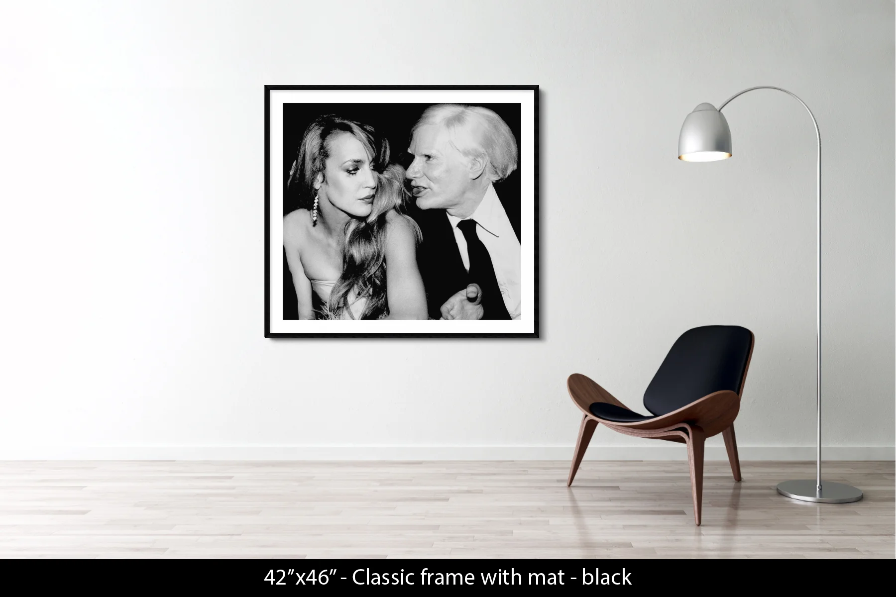 42"x46" | Classic Frame + Mat Black