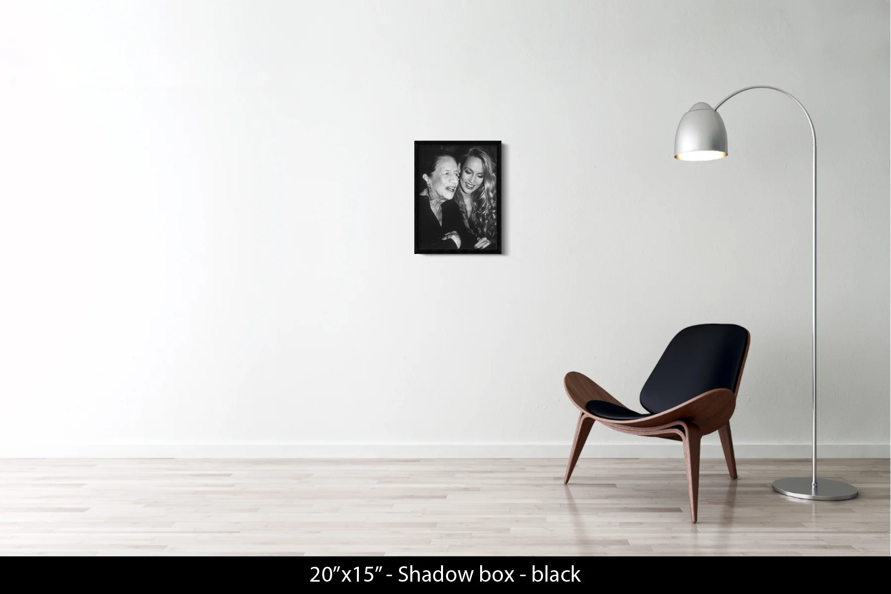 20"x15" | Shadow Frame Black