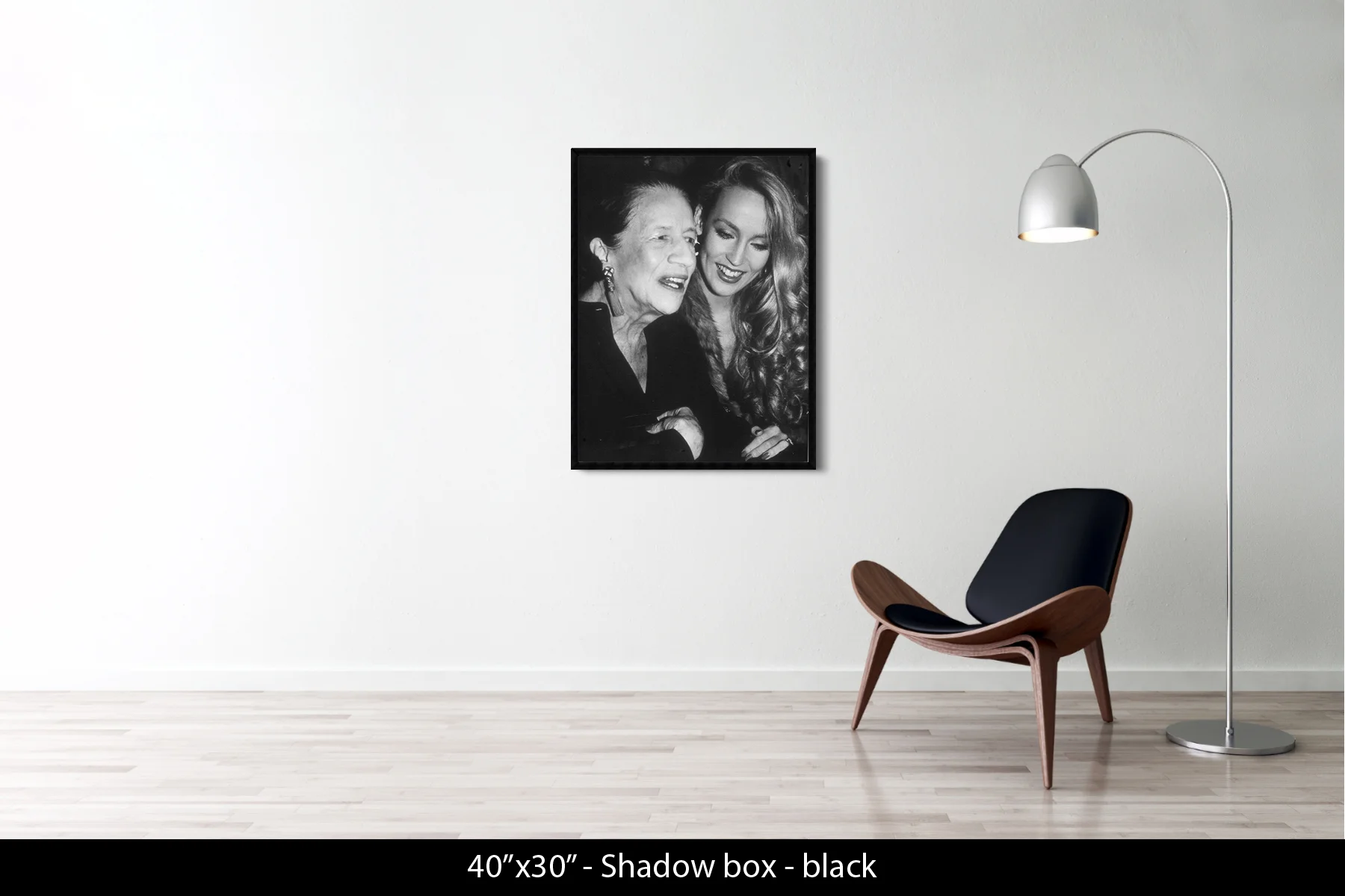 40"x30" | Shadow Frame Black