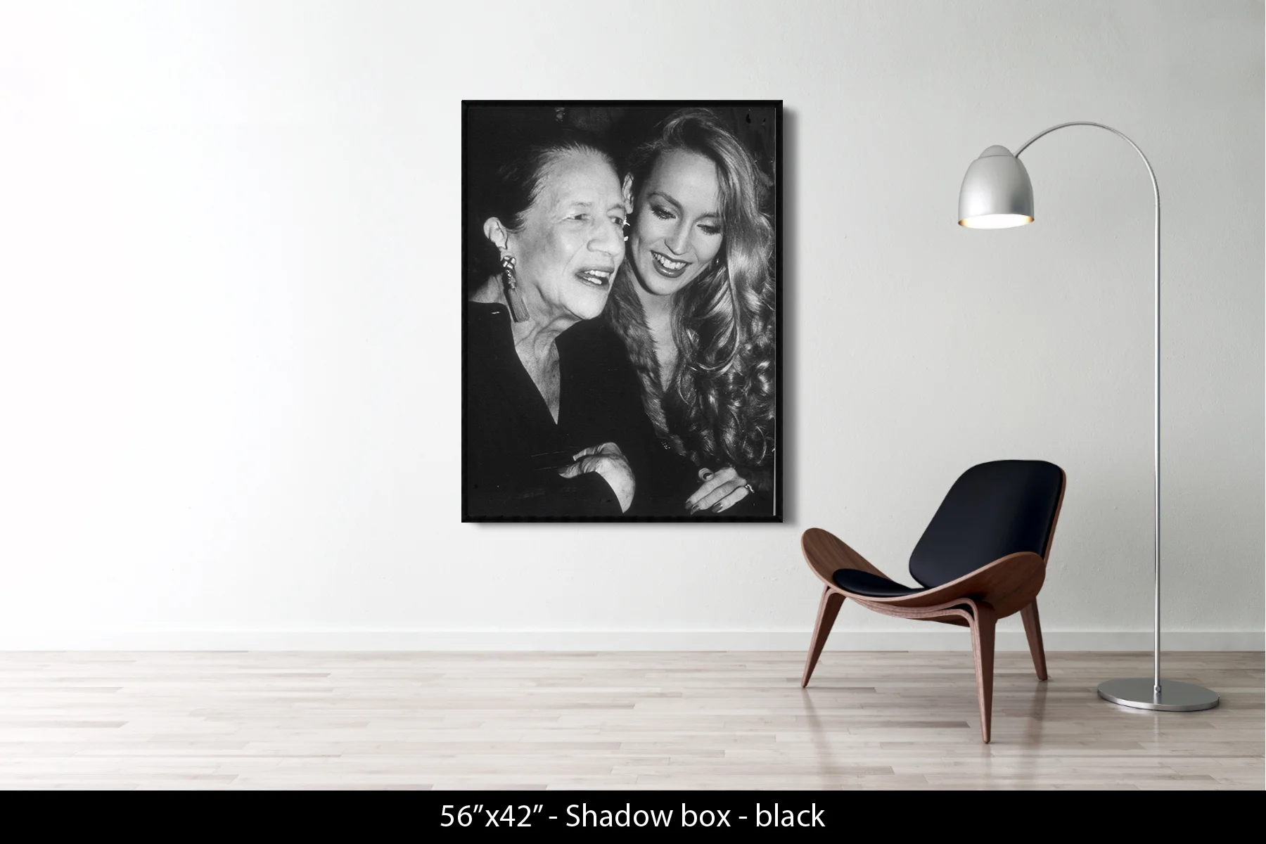 56"x24" | Shadow Frame Black