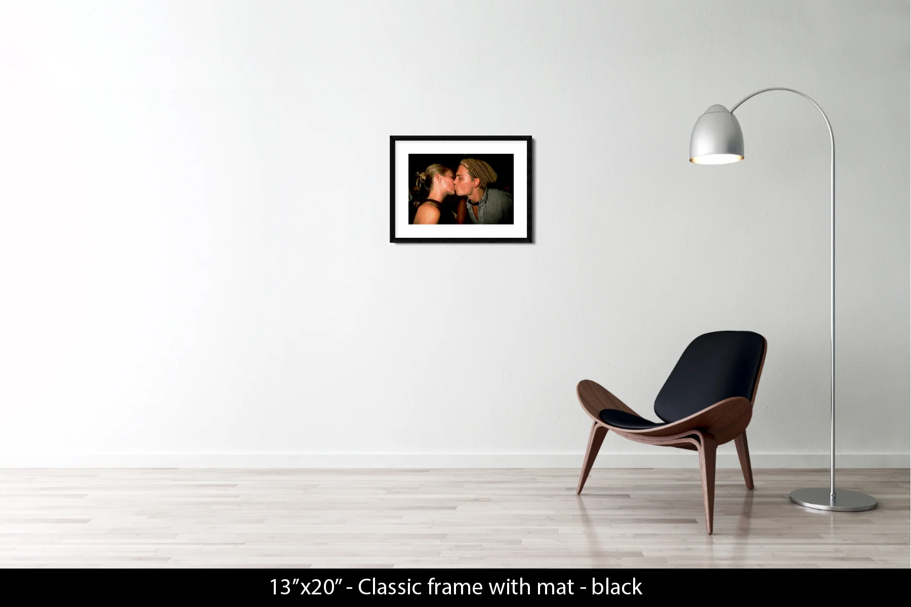 13"x20"| Classic Frame + Mat Black