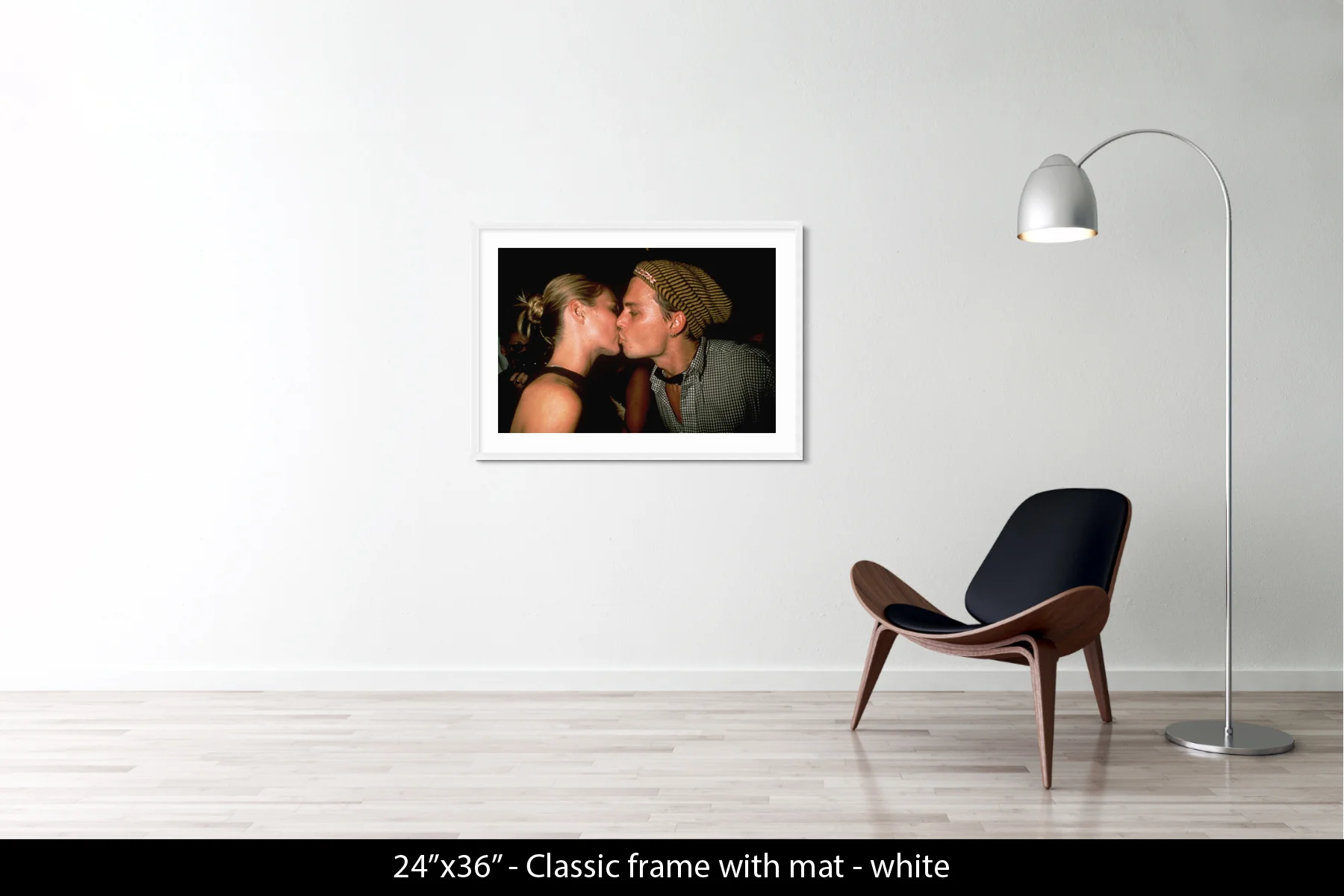 24"x36" | Classic Frame + Mat White