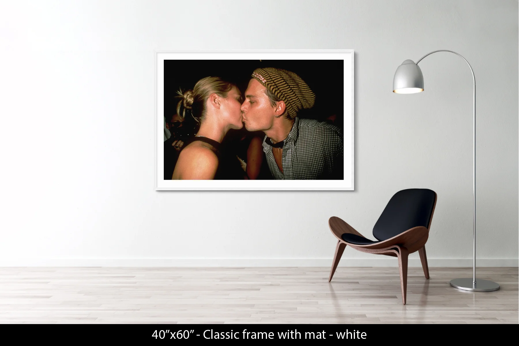 40"x60" | Classic Frame + Mat White