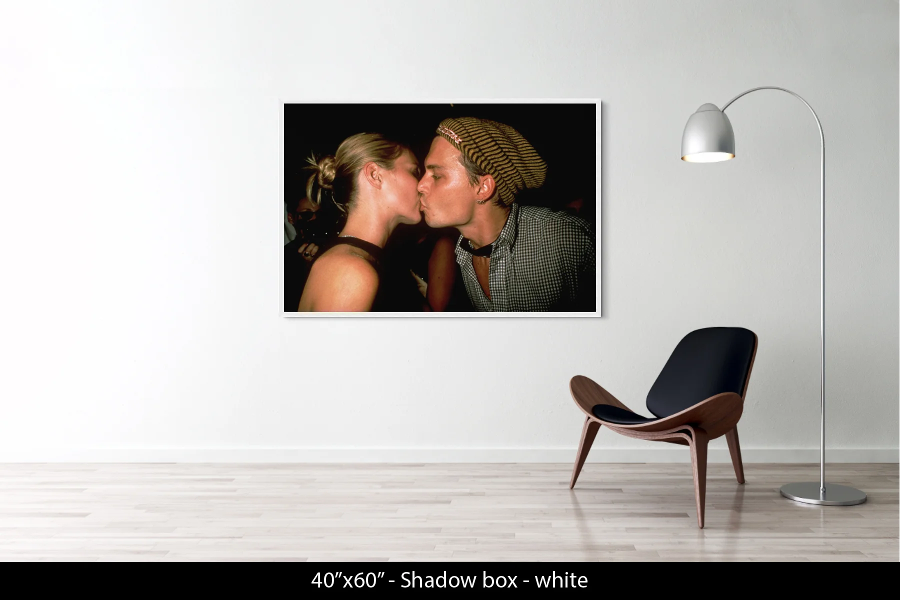 40"x60" | Shadow Frame White