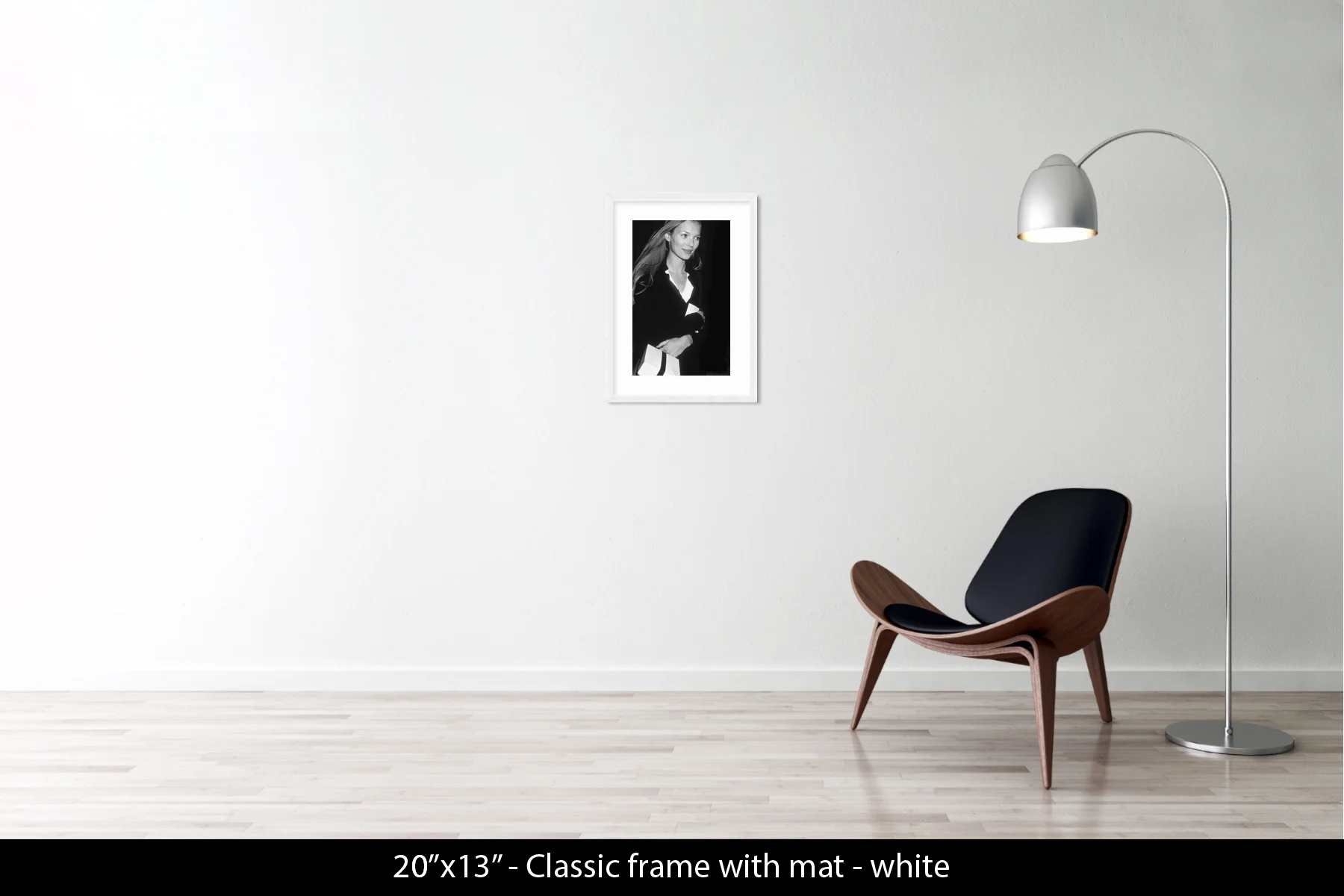 20"x12.5" | Classic Frame + Mat White