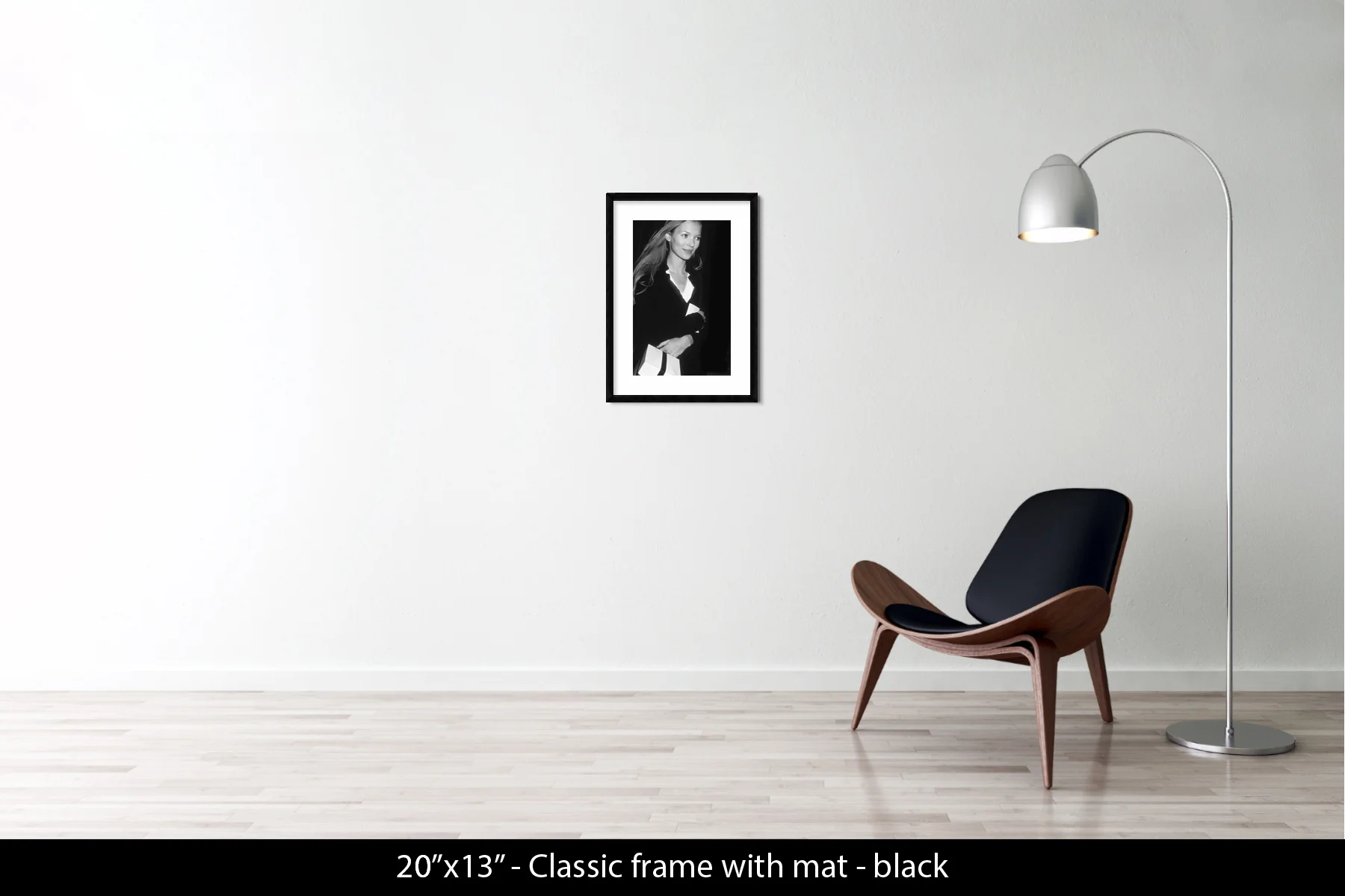20"x12.5" | Classic Frame + Mat Black