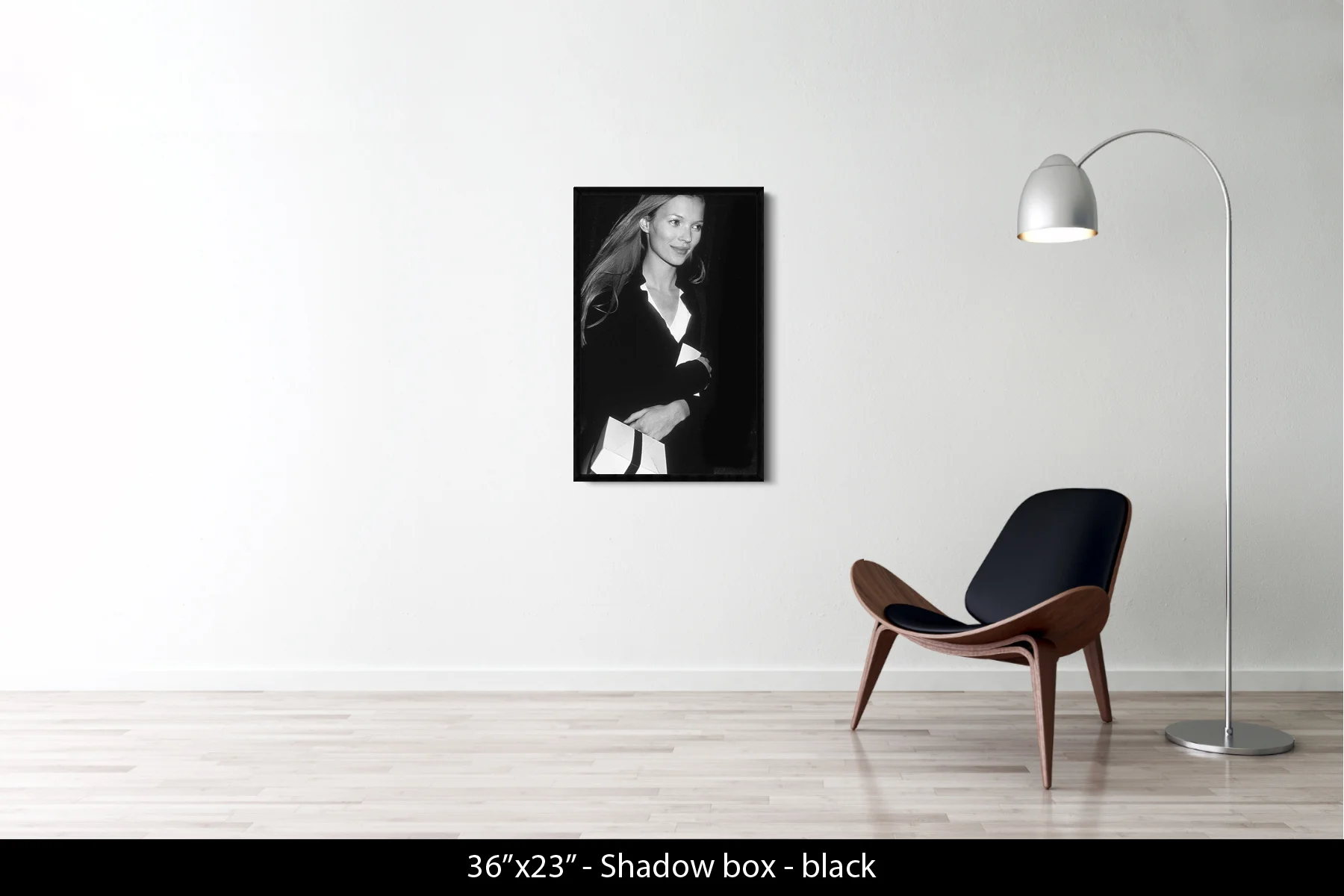 36"x23" | Shadow Frame Black