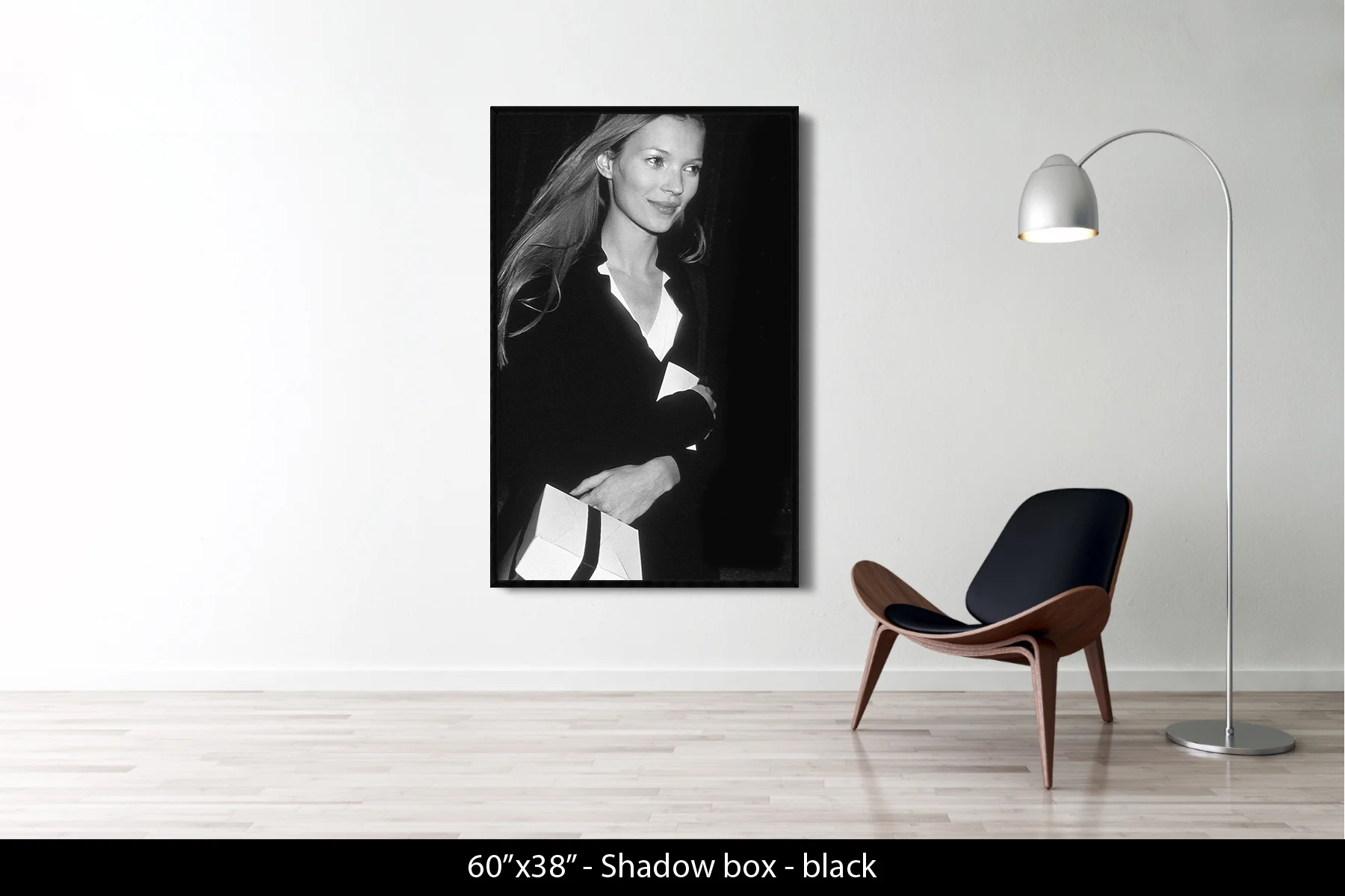 60"x38" | Shadow Frame Black