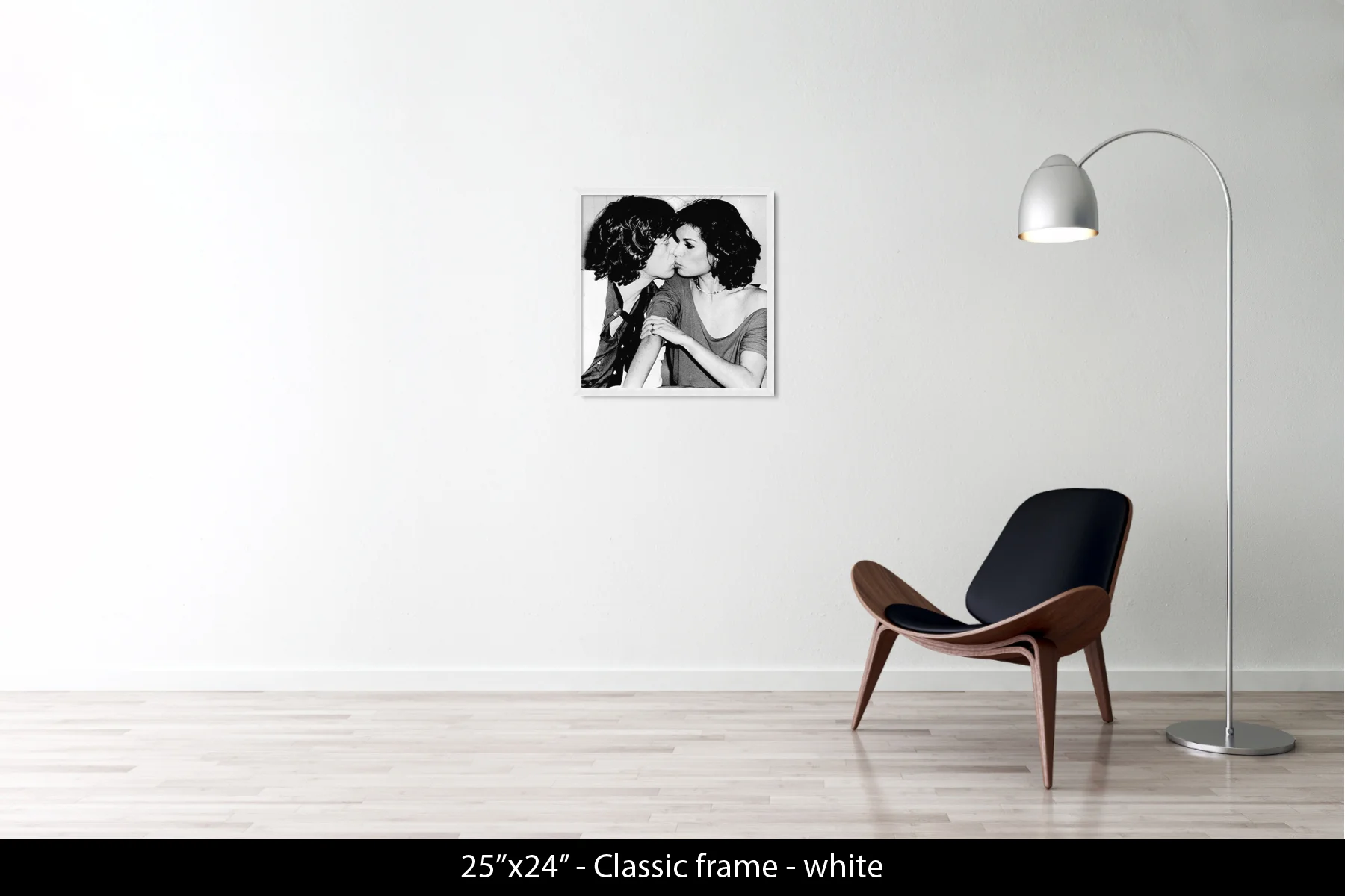 25"x24" | Classic Frame White
